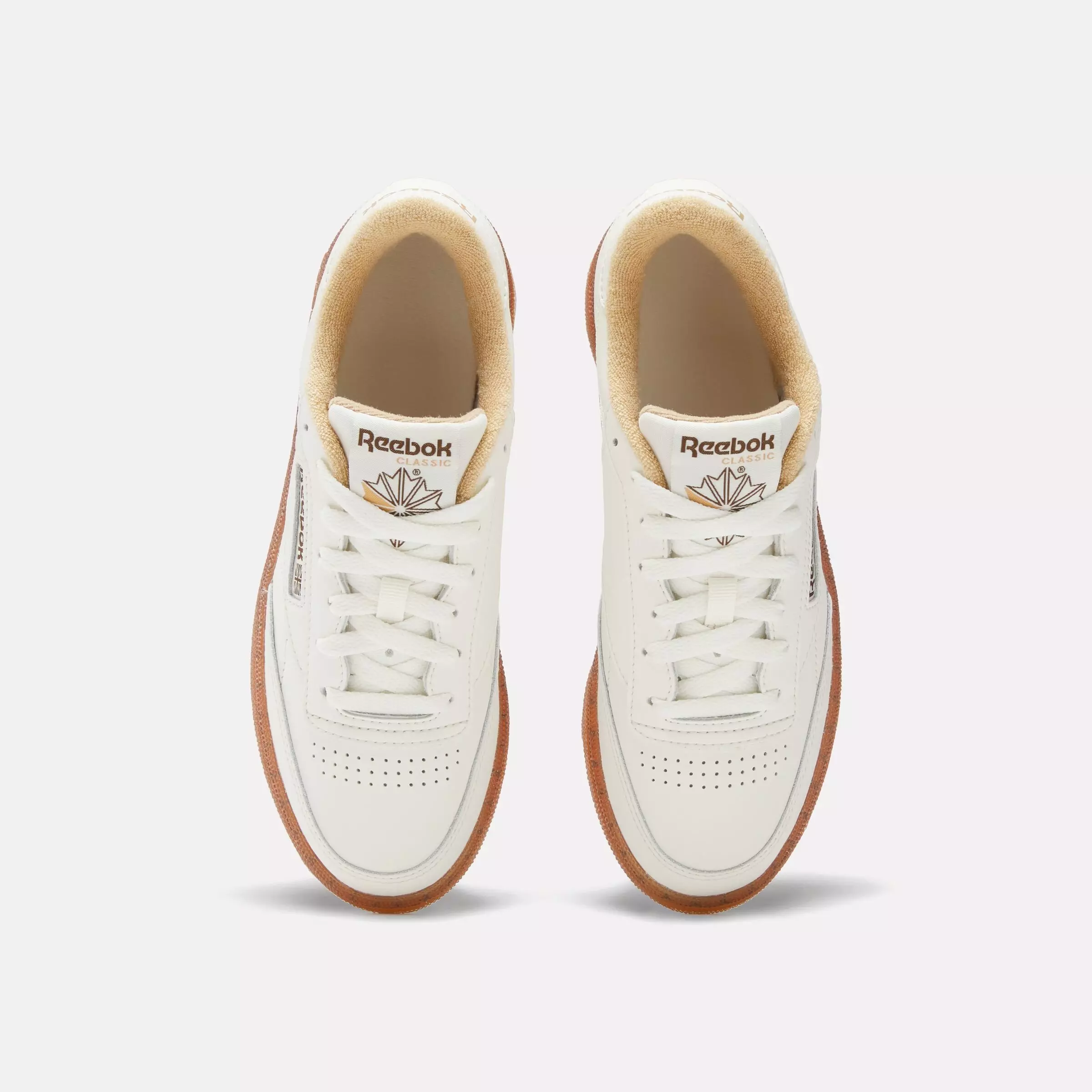 Reebok Club C 85 "Cream/Brown" Women's Shoe - CREAM/BROWN