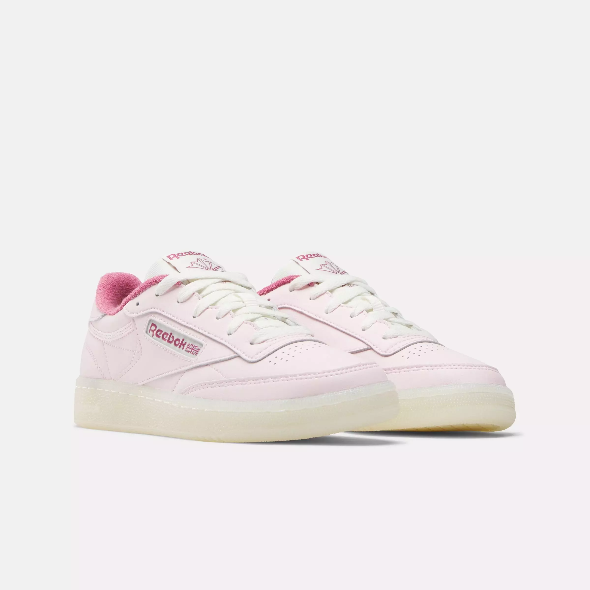 Reebok Club C 85 "Pink/Red/White" Women's Shoe - PINK