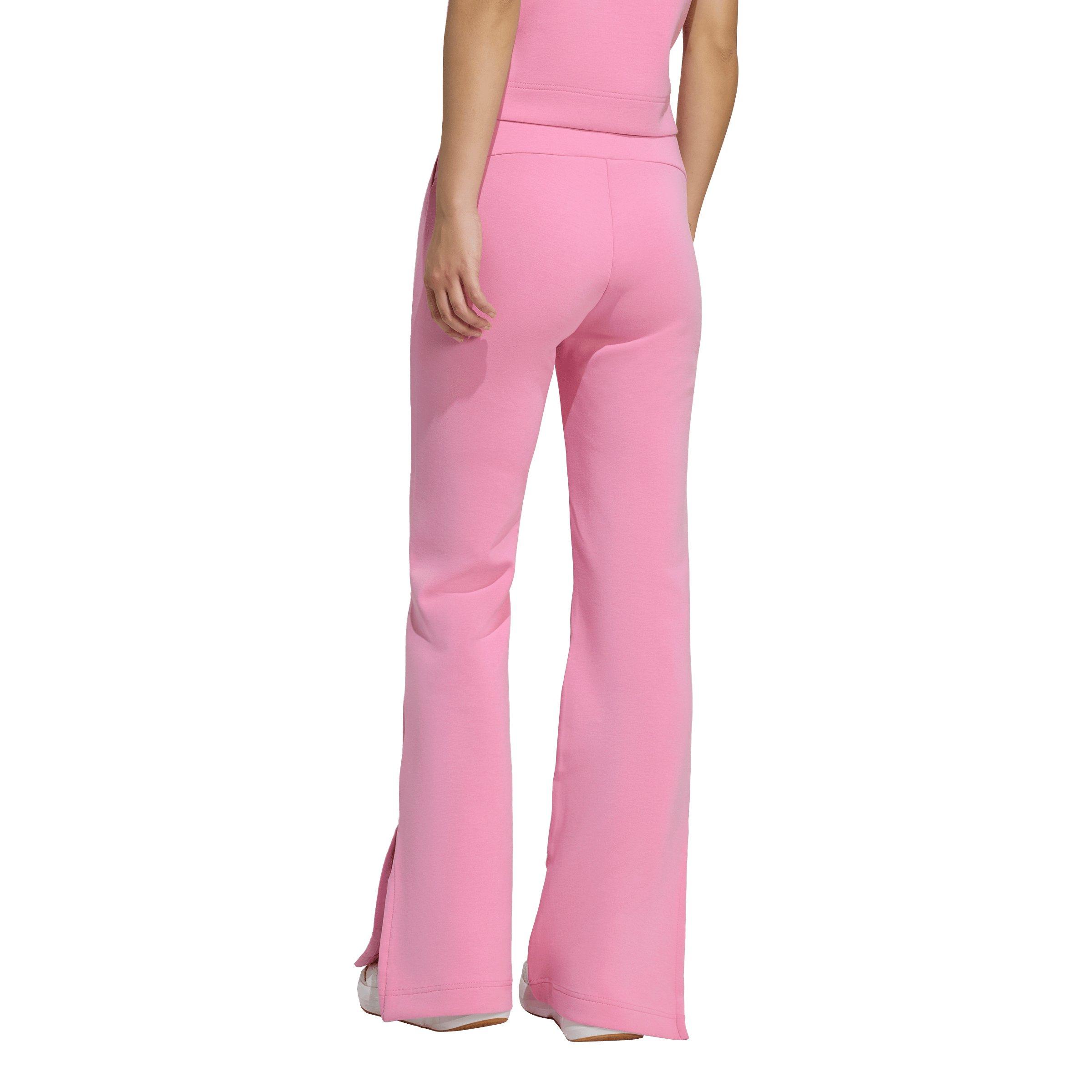 adidas Women's Soft Lux Flared Pants - Pink - PINK Thumbnail View 2