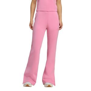 adidas Women's Soft Lux Flared Pants - Pink