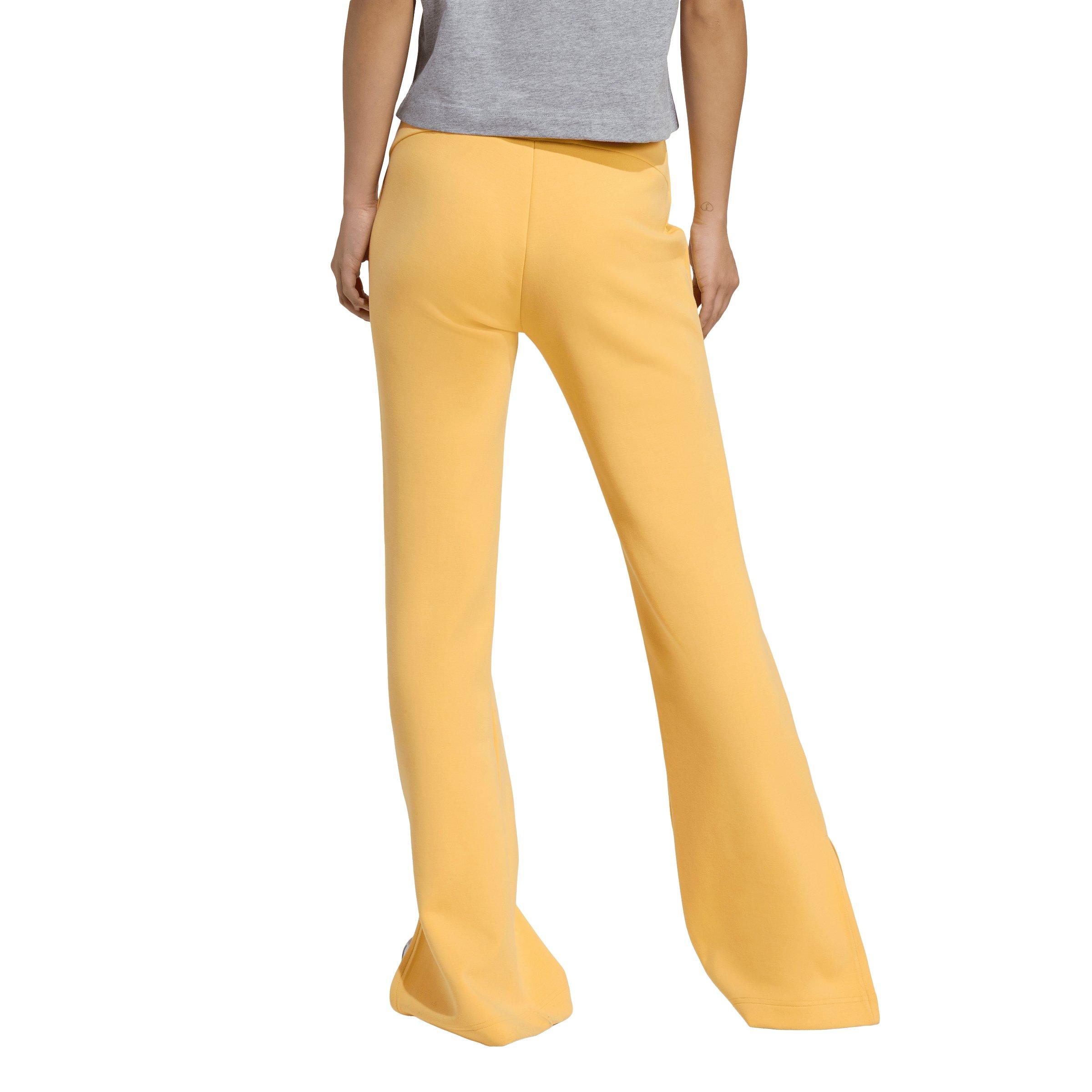 adidas Women's Soft Lux Flared Pants - Light Orange - LIGHT ORANGE Thumbnail View 2