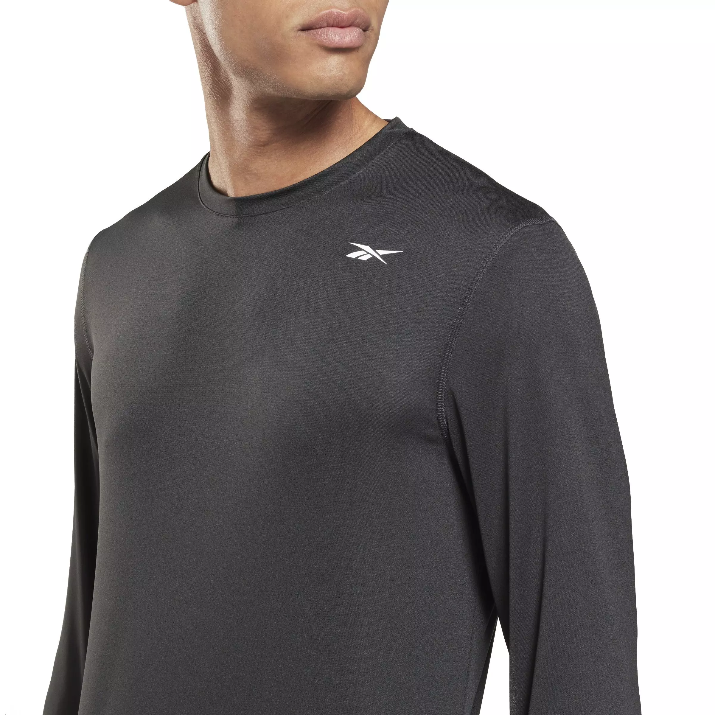 Reebok Men's Train Long Sleeve Tech Tee - BLACK