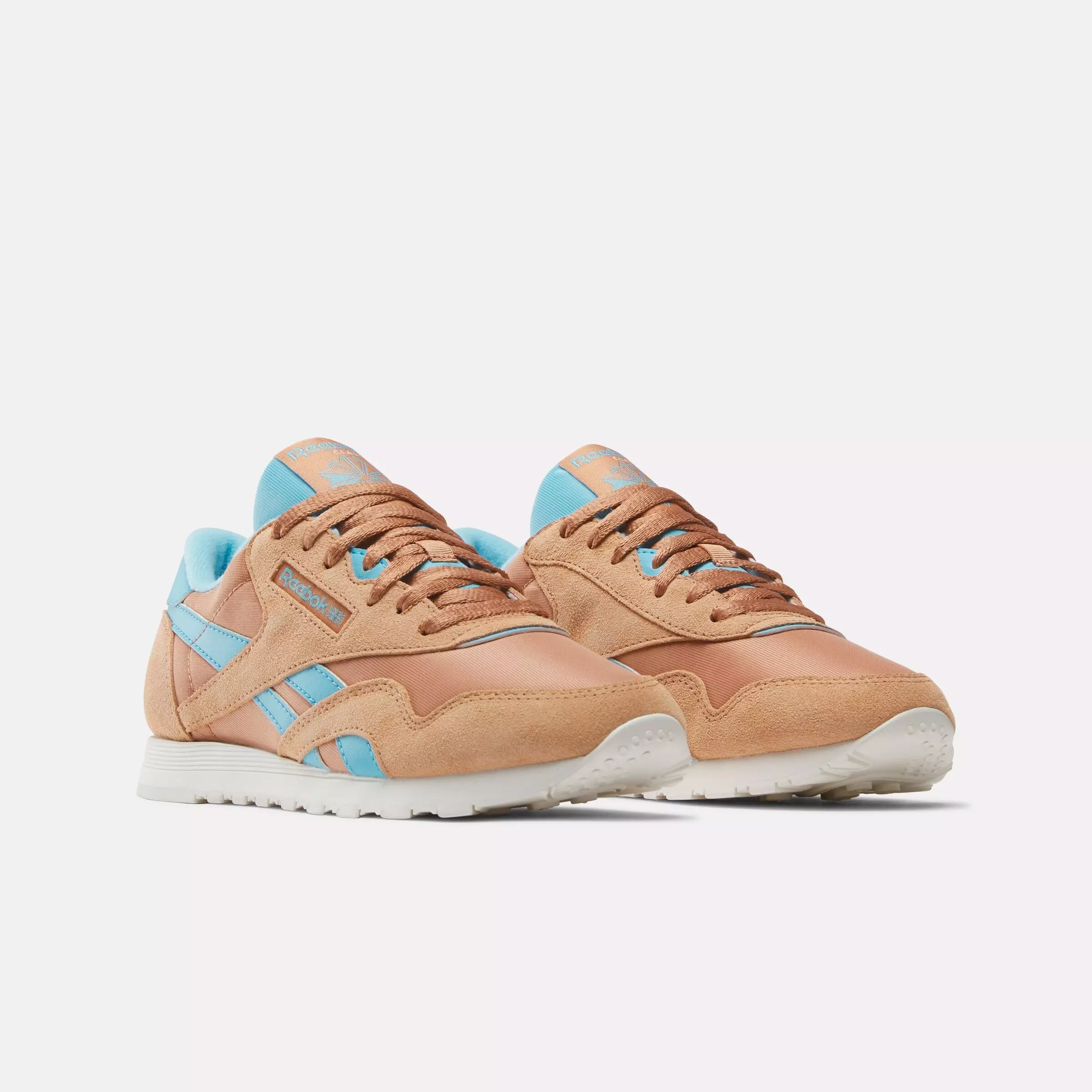 Reebok Classic Nylon "Brown/Blue" Women's Shoe - BROWN/BLUE