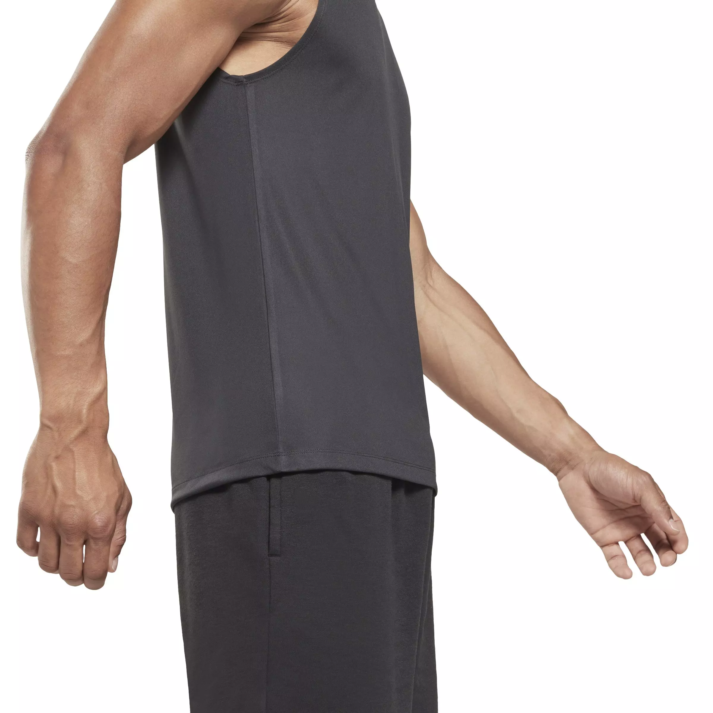 Reebok Men's Training Sleeveless Tech Tee- Black - BLACK