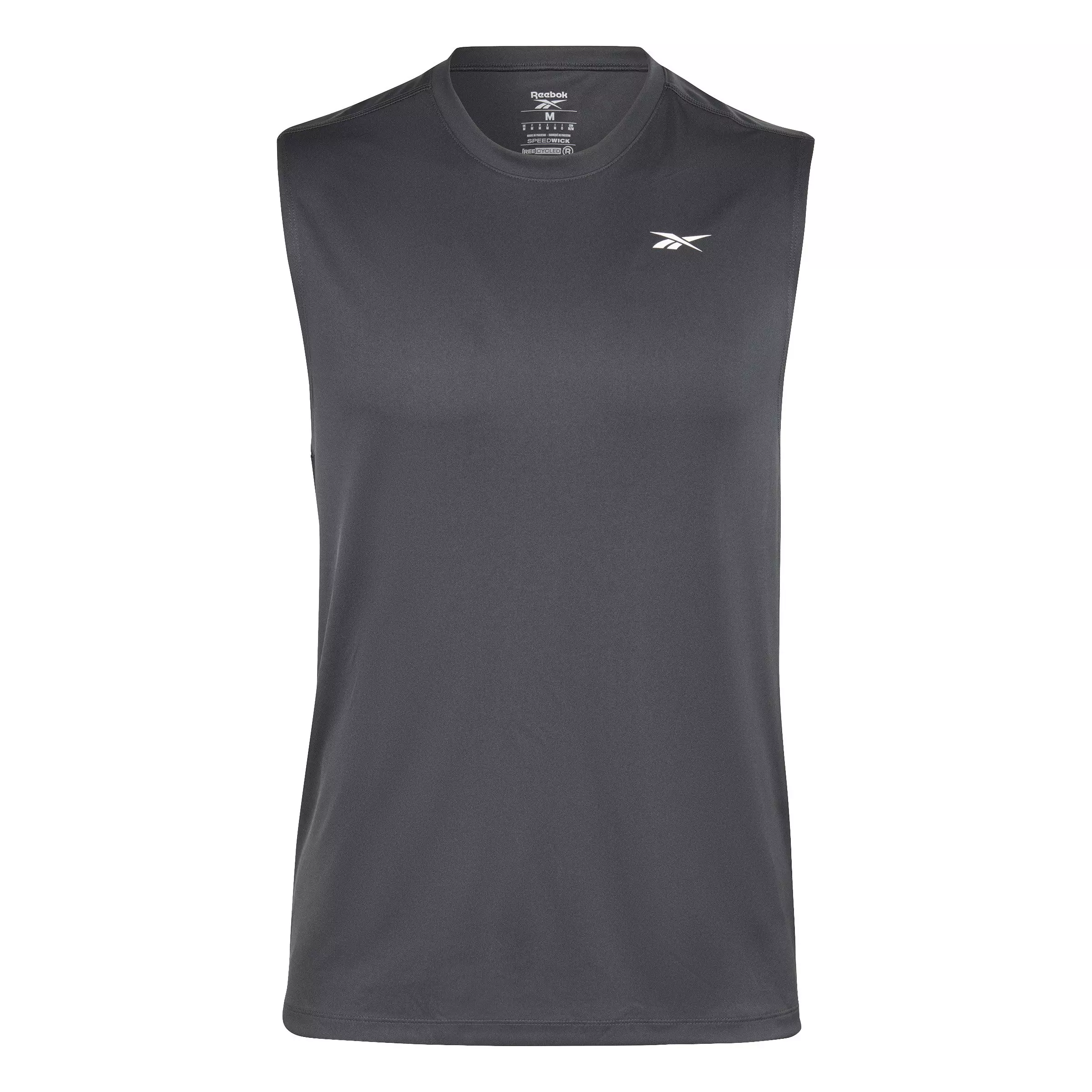 Reebok Men's Training Sleeveless Tech Tee- Black - BLACK