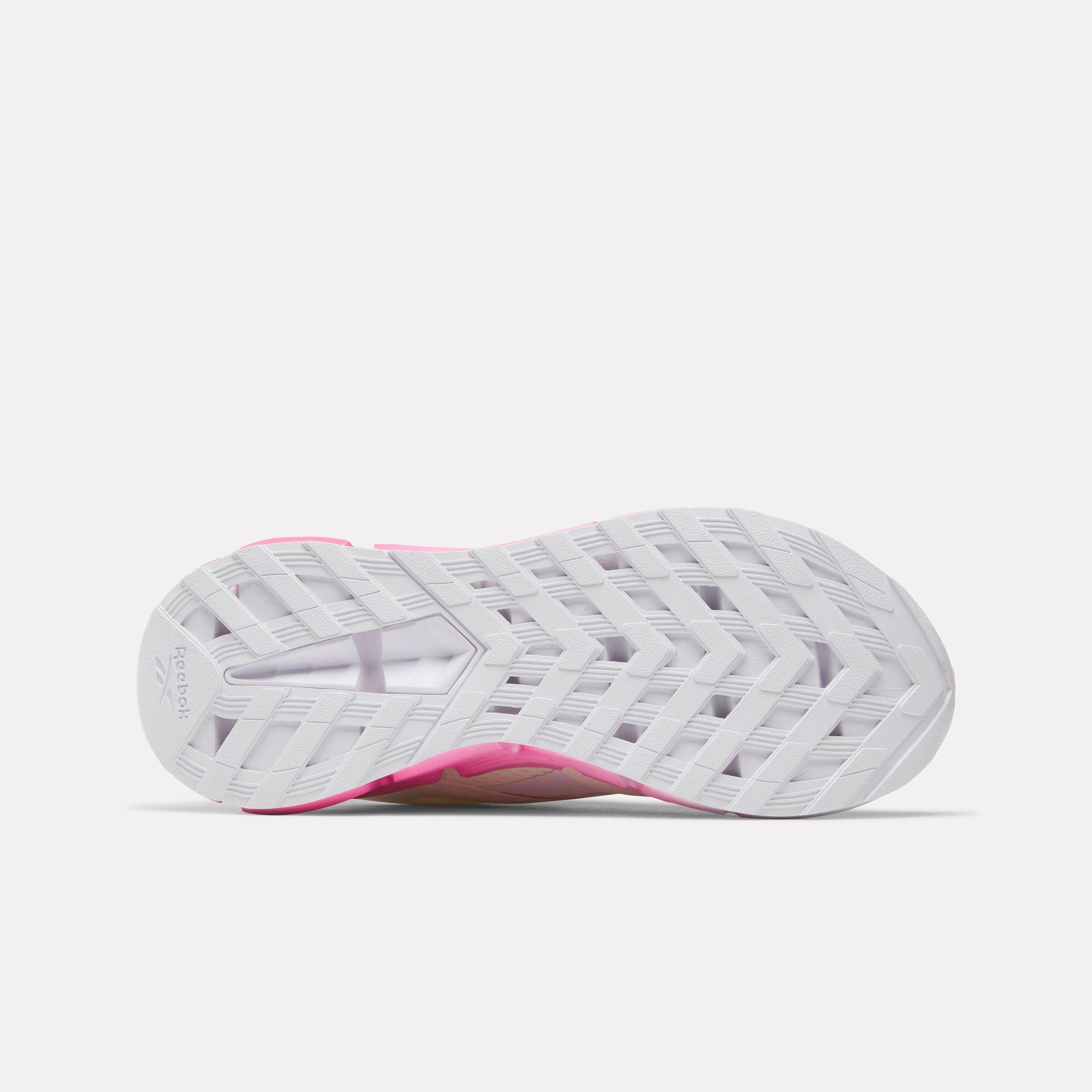 Reebok Zig Dynamica 5 "Vintage Chalk/White/True Pink" Women's Running Shoe - WHITE/PINK Thumbnail View 5