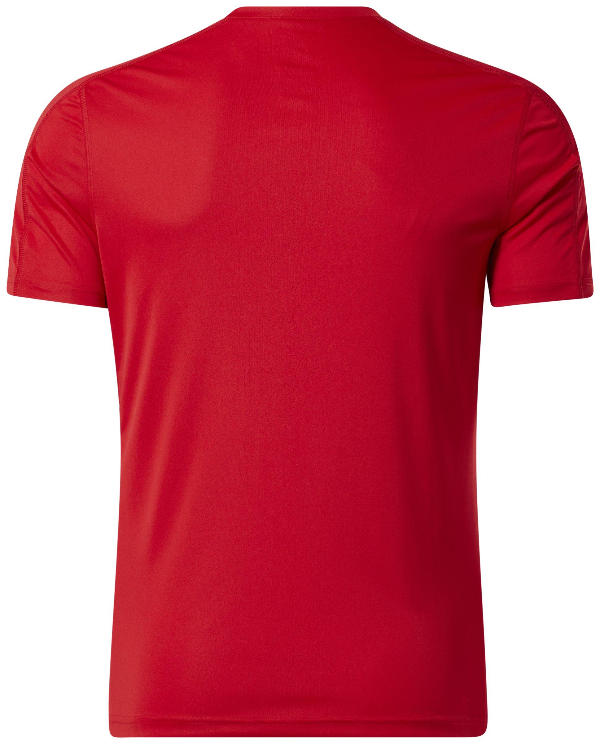 Reebok Men's Training Tech T-Shirt- Red - RED Thumbnail View 2