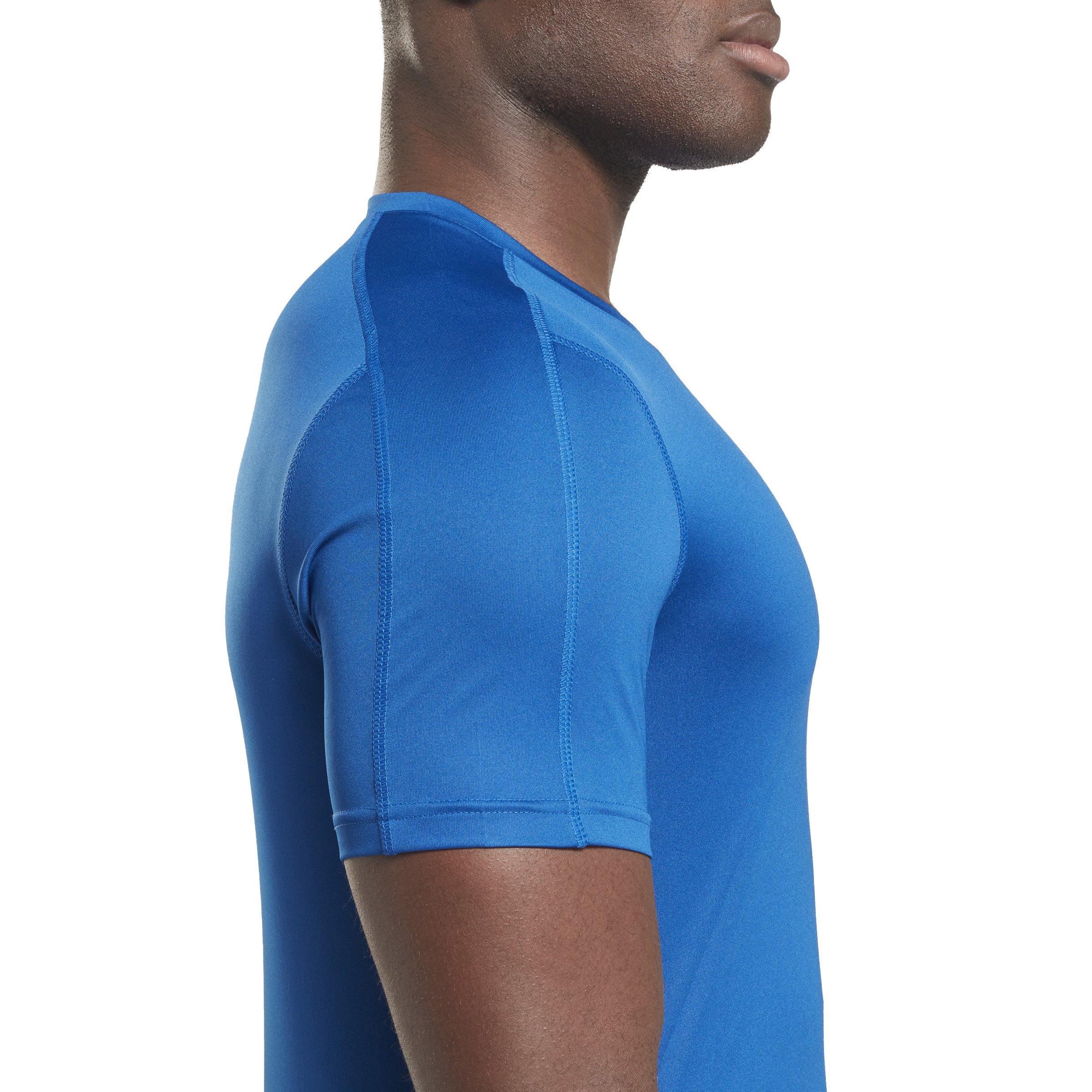 Reebok Men's Training Tech T-Shirt- Blue - BLUE Thumbnail View 5