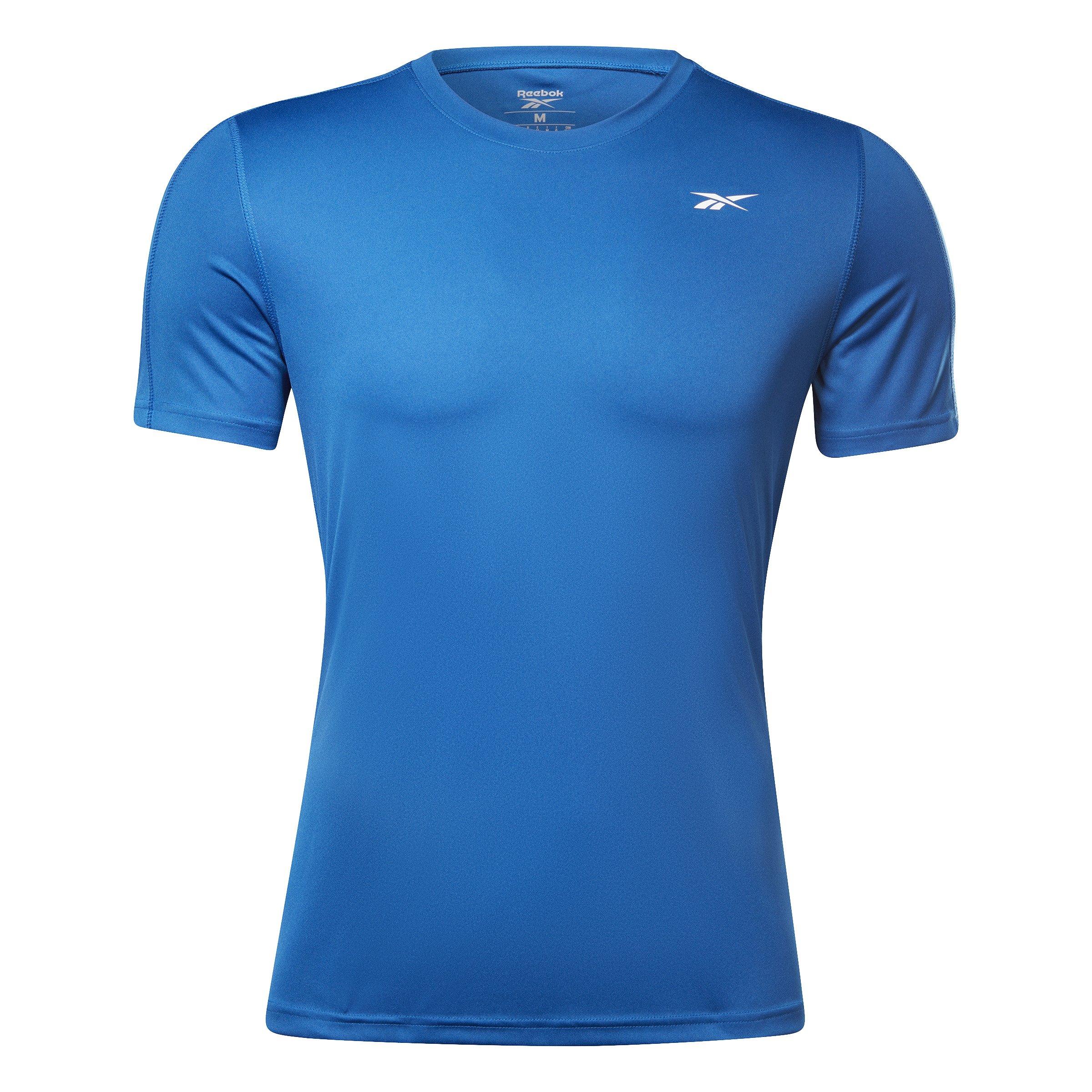 Reebok Men's Training Tech T-Shirt- Blue - BLUE Thumbnail View 6