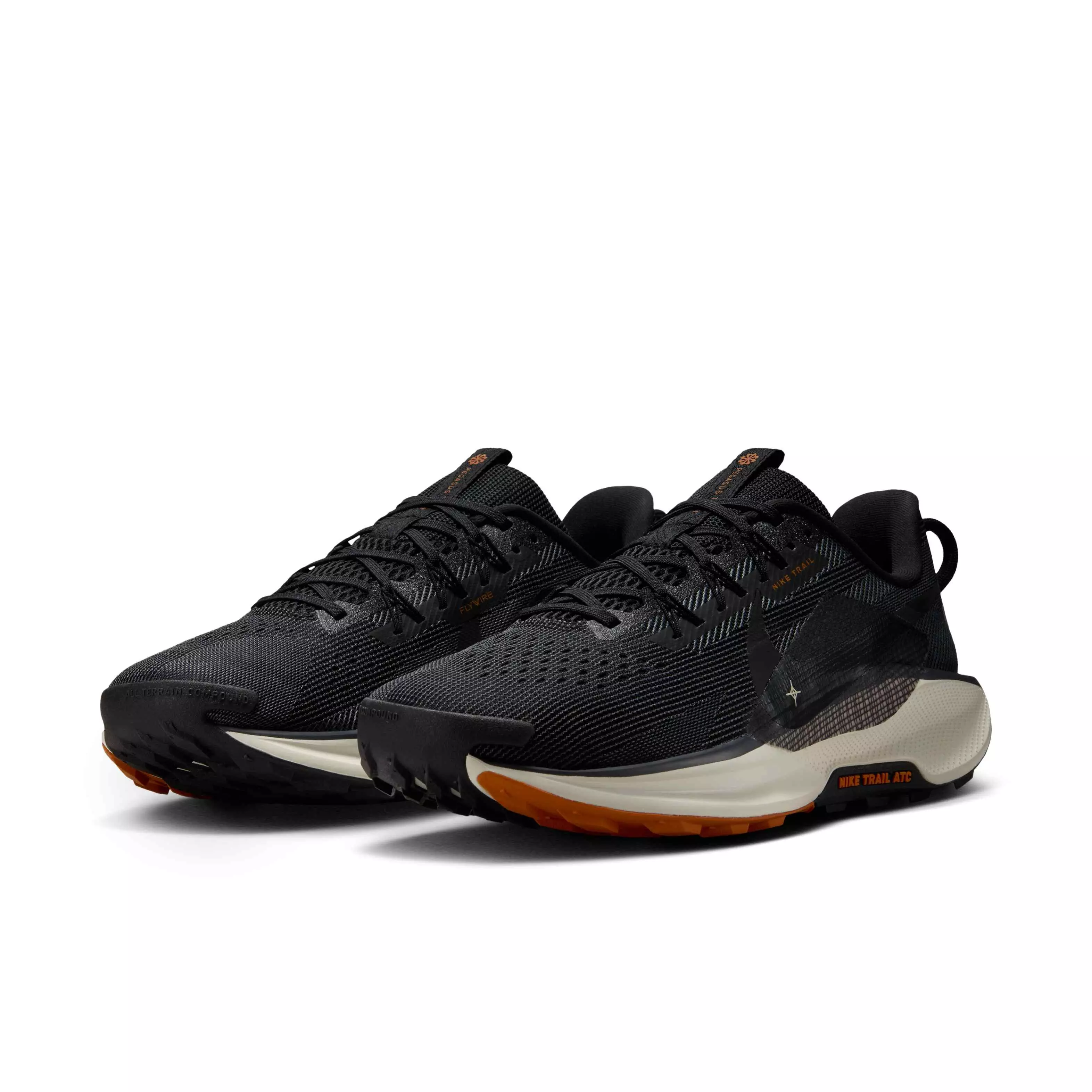 Nike Pegasus Trail 5 "Black/Monarch/Pale Ivory/Off Noir" Men's Trail Running Shoe - BLACK/MONARCH/IVORY/NOIR