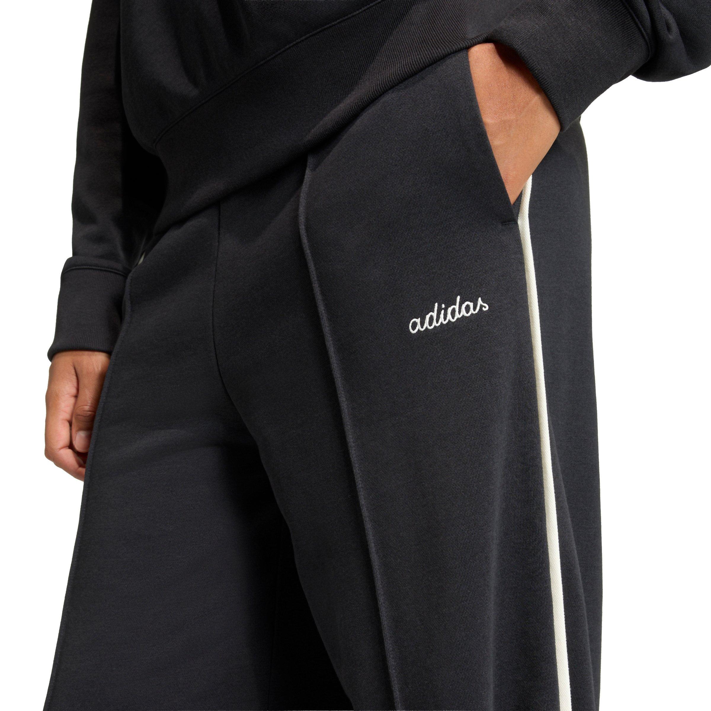 adidas Women's Seasonal Essentials Colorpop Embroidered Graphic Pants - Black - BLACK Thumbnail View 4