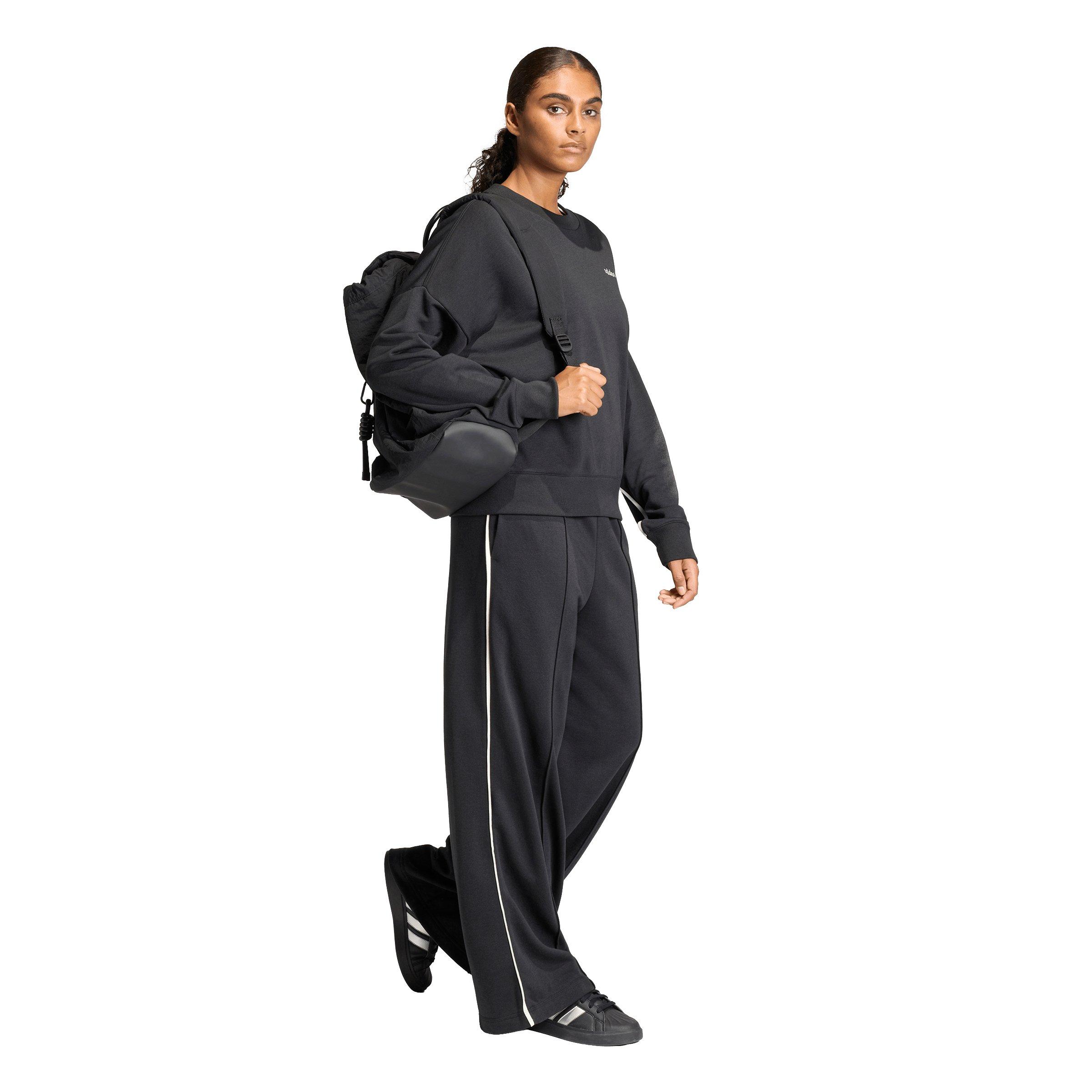 adidas Women's Seasonal Essentials Colorpop Embroidered Graphic Pants - Black - BLACK Thumbnail View 5