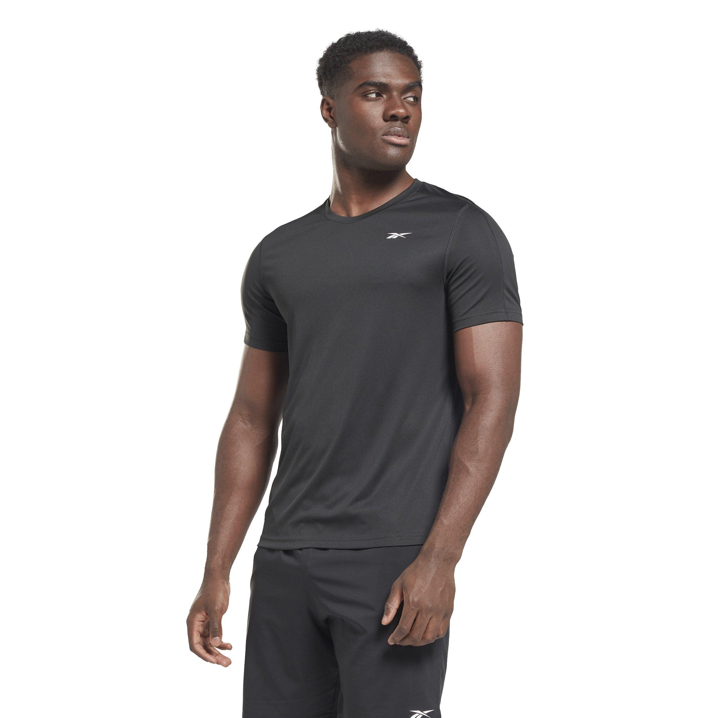 Reebok Men's Training Tech T-Shirt- Black - Hibbett