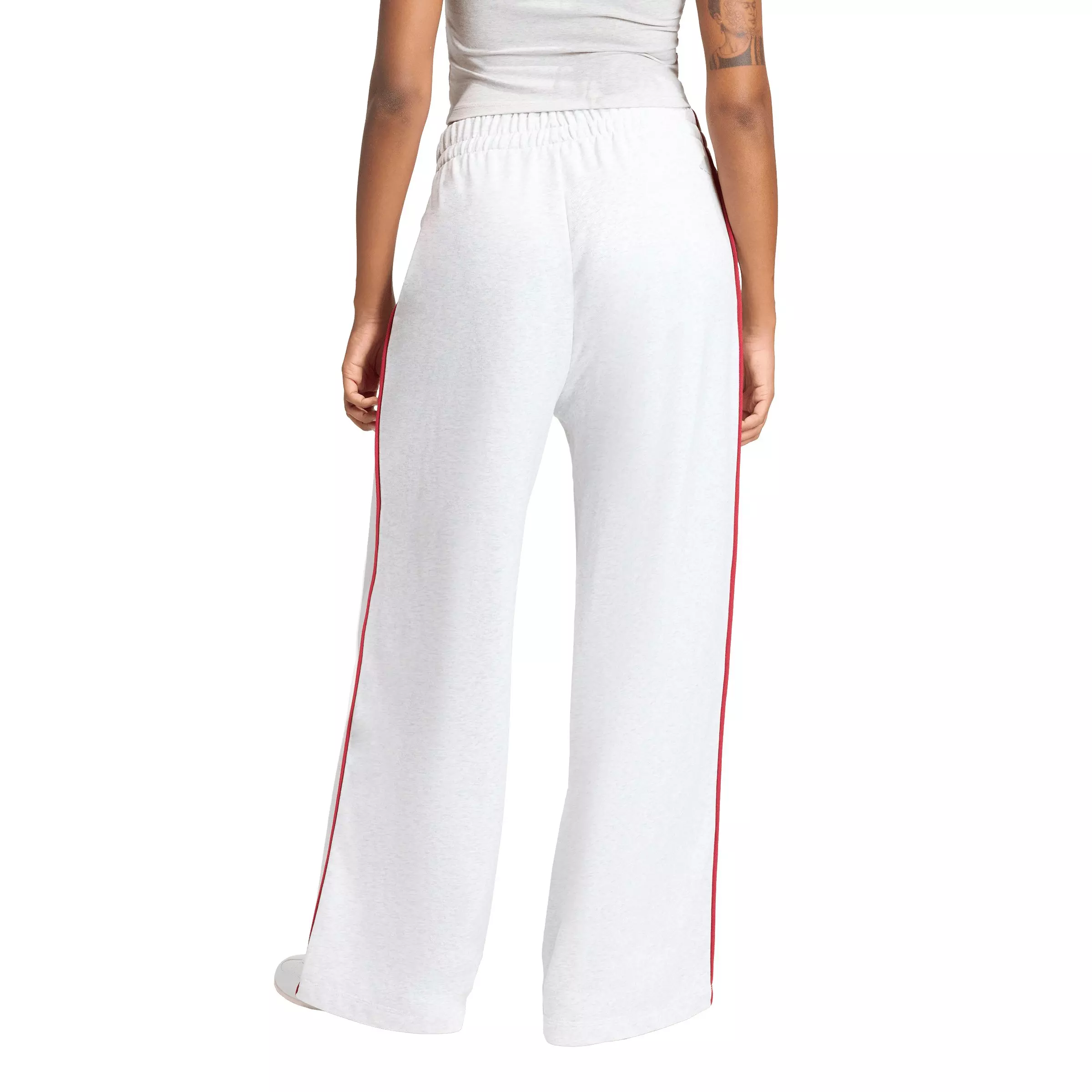 adidas Women's Seasonal Essentials Colorpop Embroidered Graphic Pants - Light Grey - LIGHT GREY