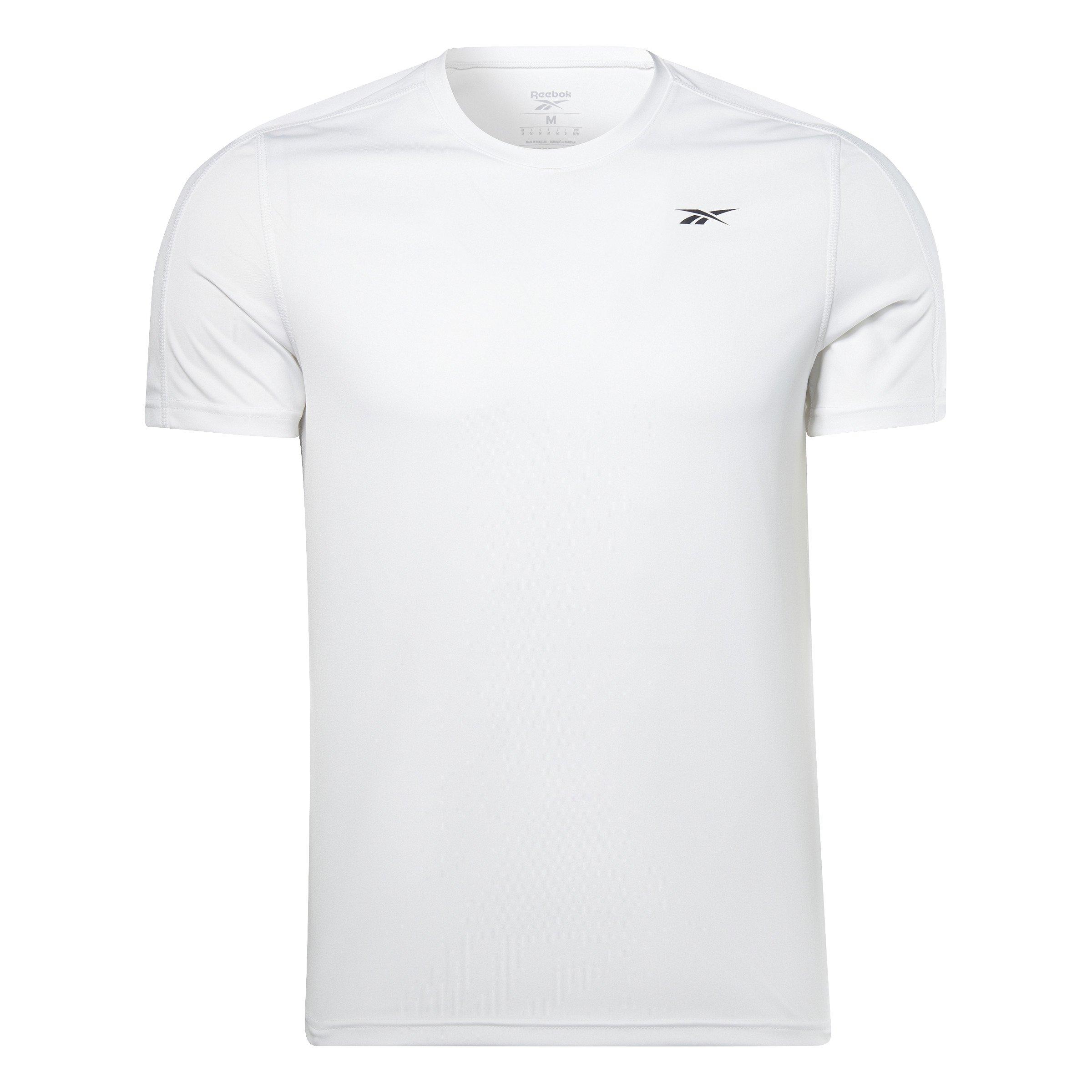 Reebok Men's Training Tech T-Shirt- White - WHITE Thumbnail View 6