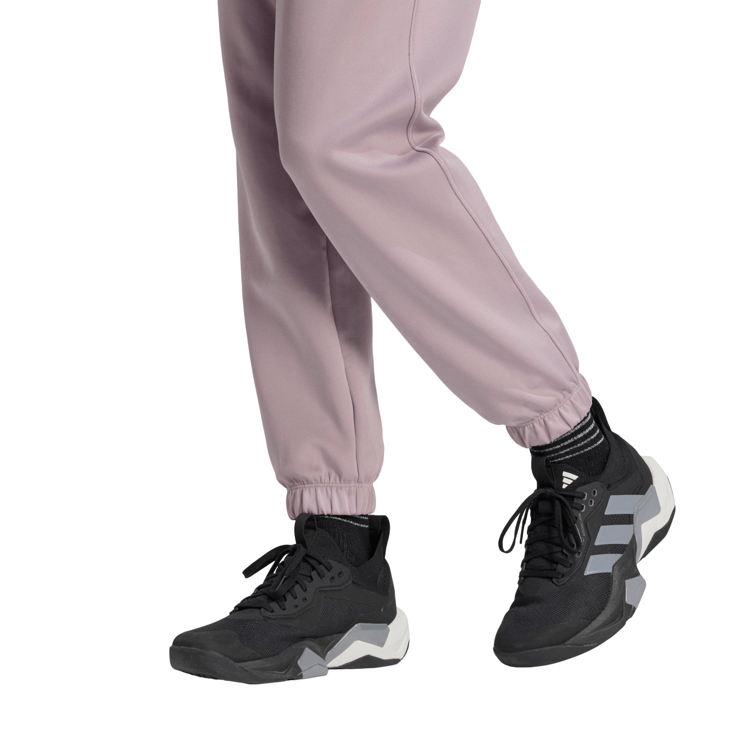 adidas Women's Yoga Essentials Pant With Cuffs - Lilac - LILAC Thumbnail View 4