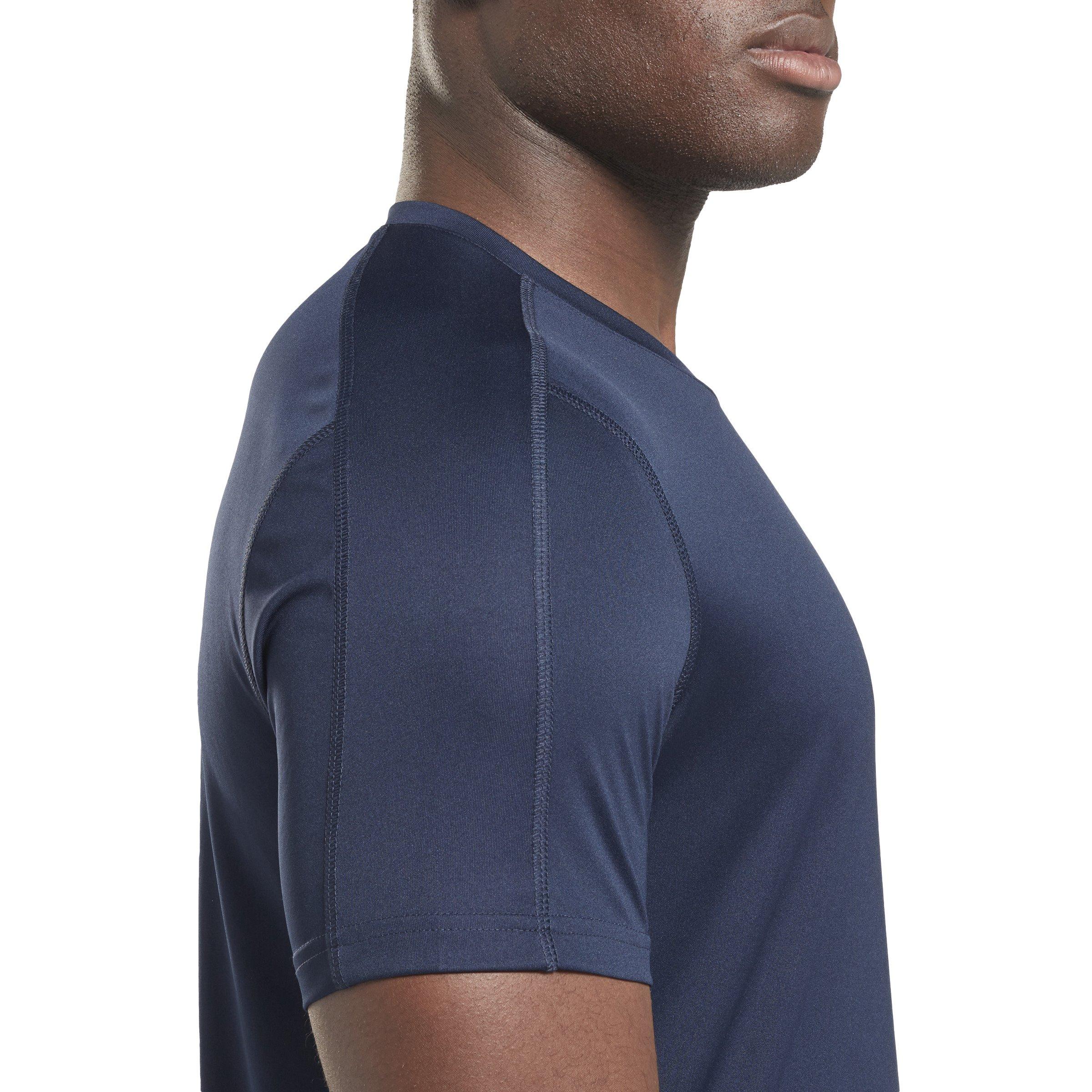Reebok Men's Training Tech T-Shirt- Navy - NAVY Thumbnail View 5