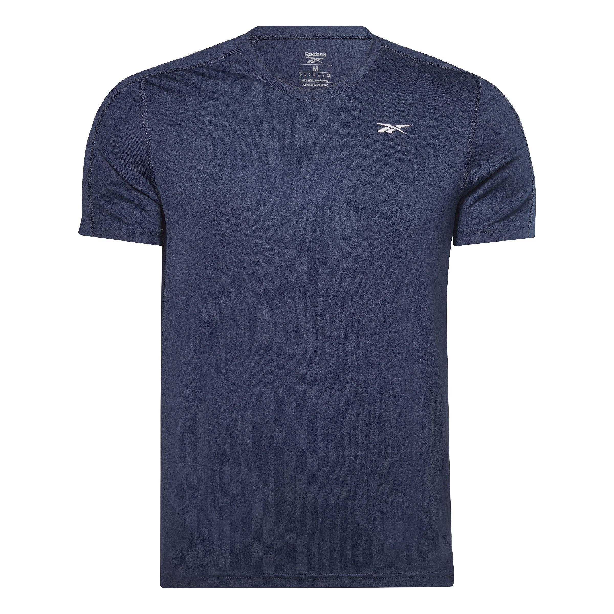 Reebok Men's Training Tech T-Shirt- Navy - NAVY Thumbnail View 6