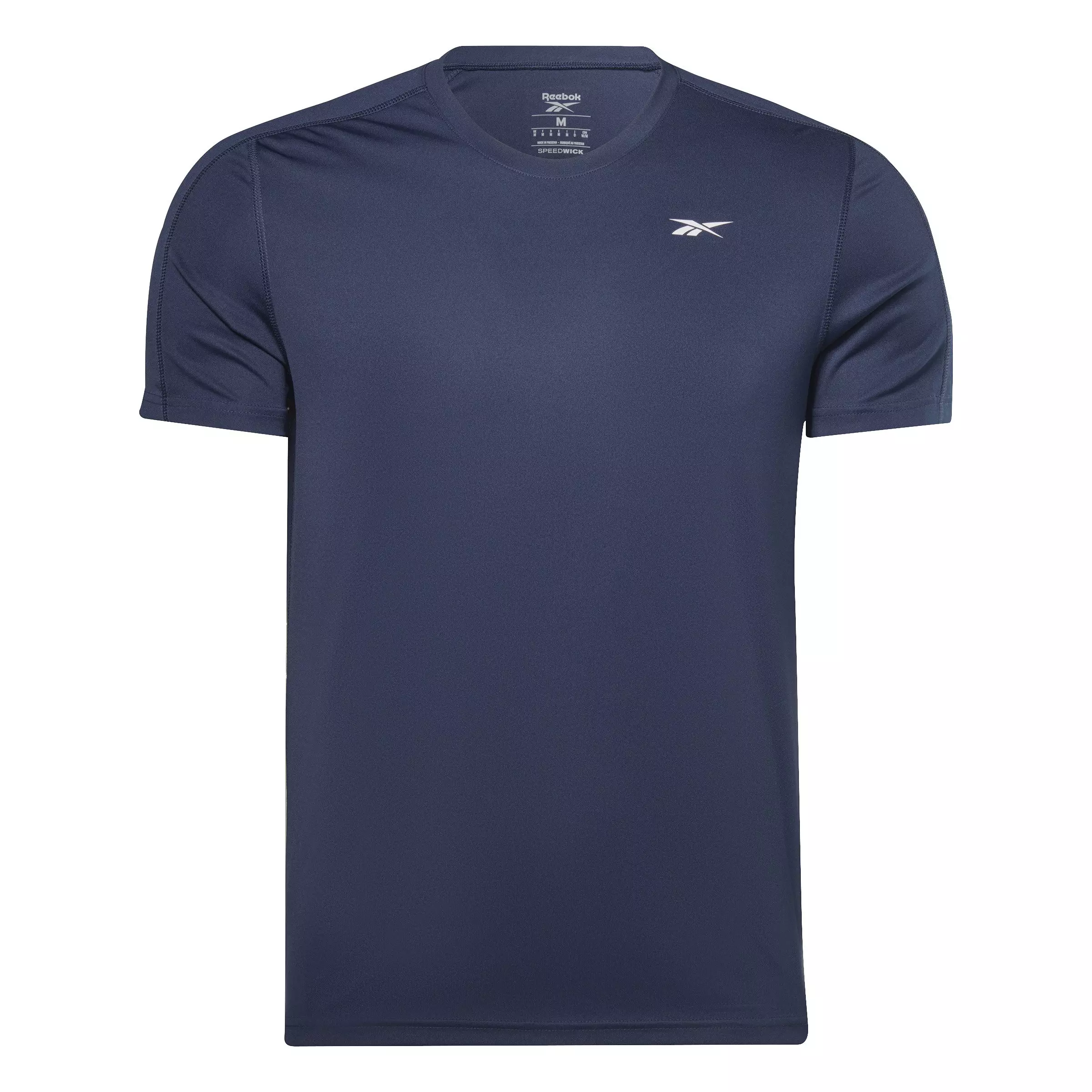Reebok Men's Training Tech T-Shirt- Navy - NAVY