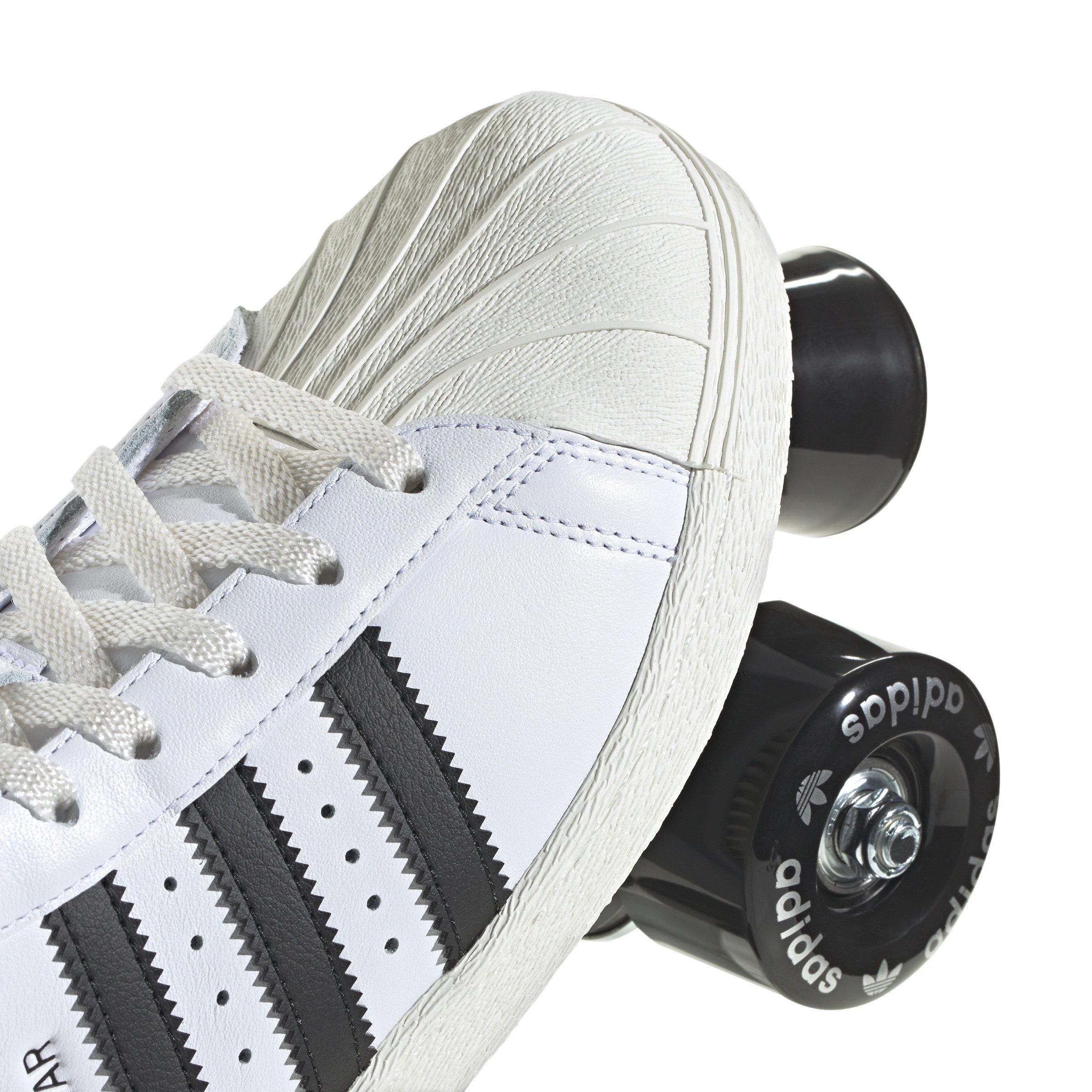 adidas Originals Superstar 82 "Ftwr White/Core Black/Off White" Women's Roller Skate - WHITE/BLACK/OFF WHITE Thumbnail View 7