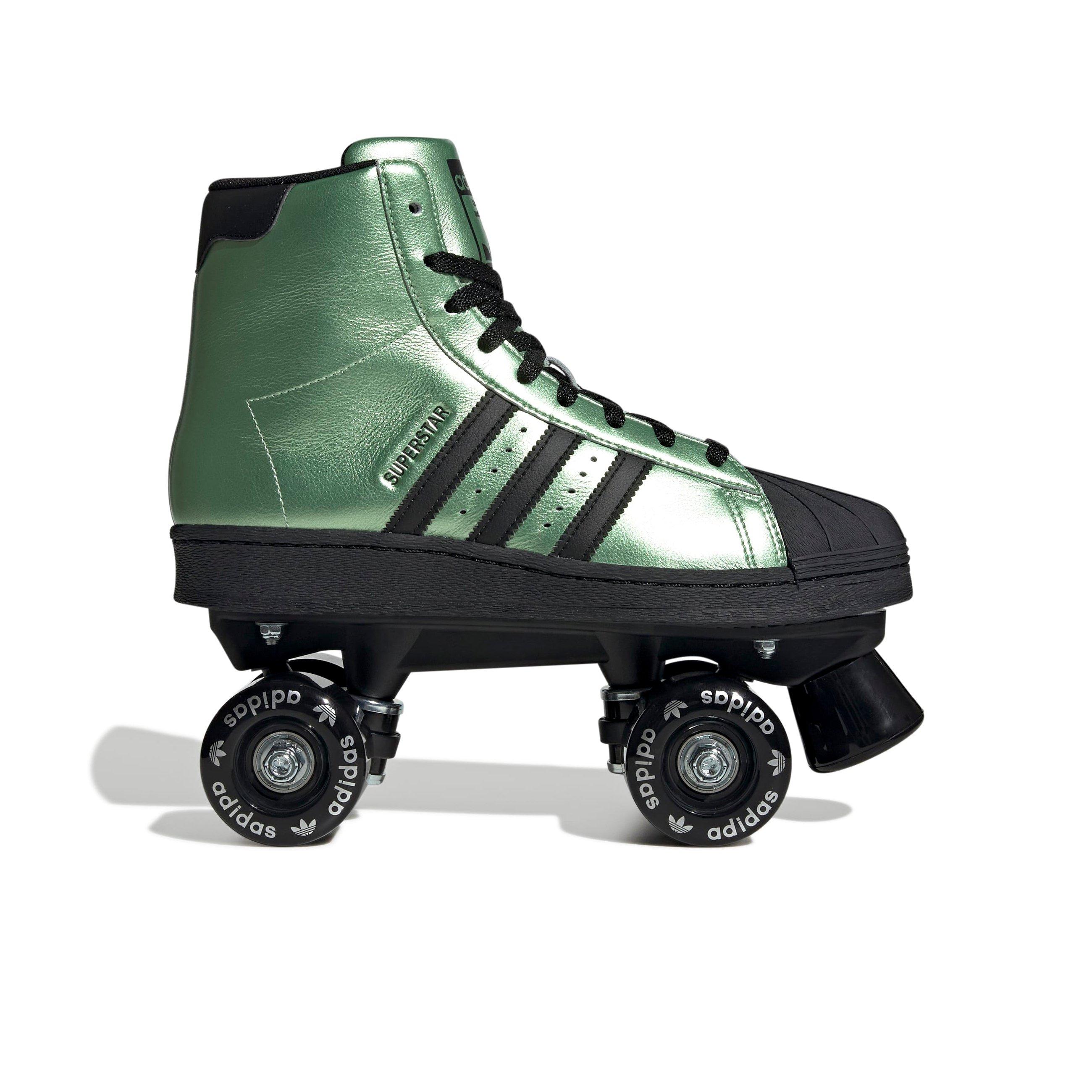 adidas Originals Superstar 82 "Semi Green Spark/Core Black/Silver Metallic" Women's Roller Skate - GREEN/BLACK/SILVER Thumbnail View 1