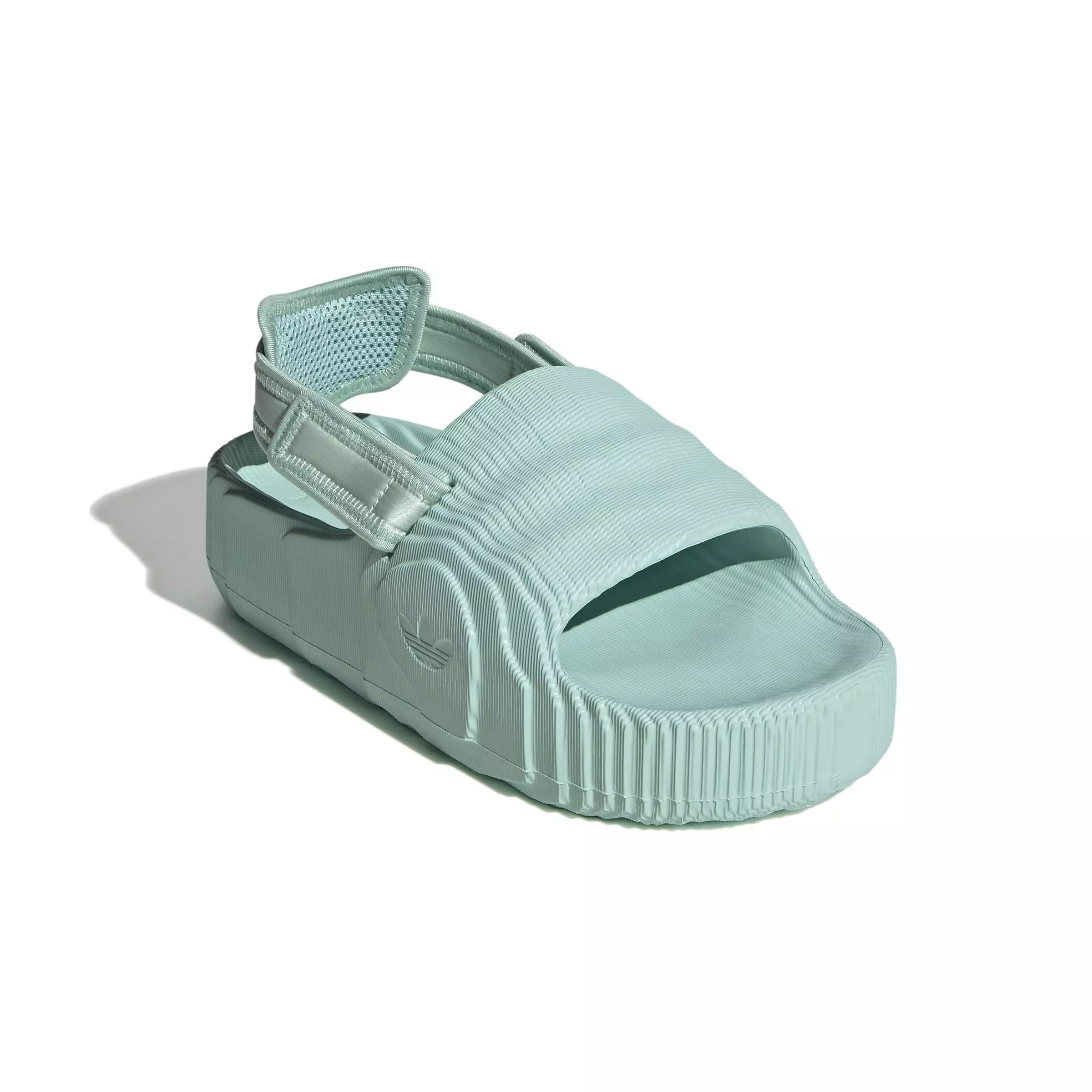adidas Originals Adilette 22 XLG "Ash Green/Ash Green/Linen Green" Women's Slide - GREEN/GREEN/GREEN