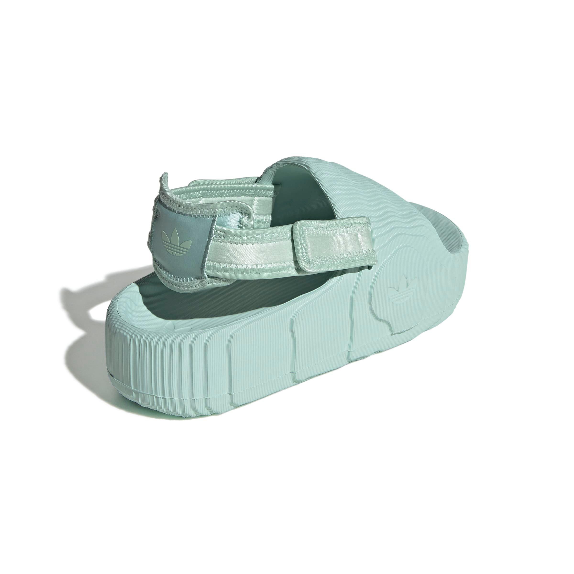 adidas Originals Adilette 22 XLG "Ash Green/Ash Green/Linen Green" Women's Slide - GREEN/GREEN/GREEN Thumbnail View 4