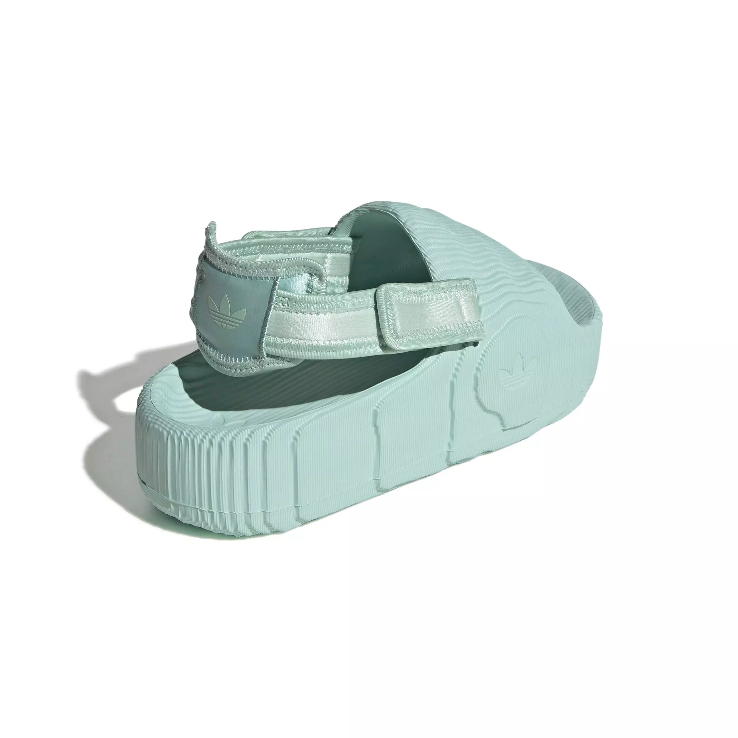 adidas Originals Adilette 22 XLG "Ash Green/Ash Green/Linen Green" Women's Slide - GREEN/GREEN/GREEN