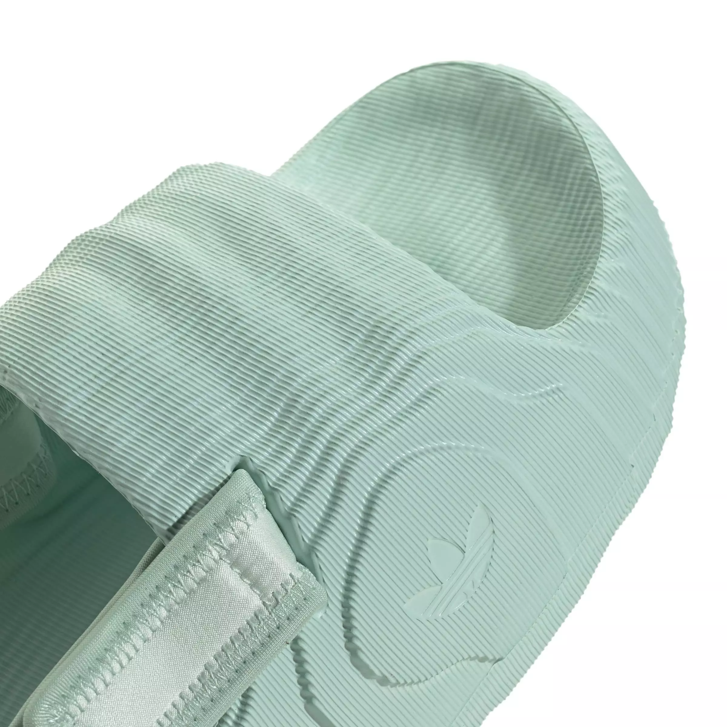 adidas Originals Adilette 22 XLG "Ash Green/Ash Green/Linen Green" Women's Slide - GREEN/GREEN/GREEN