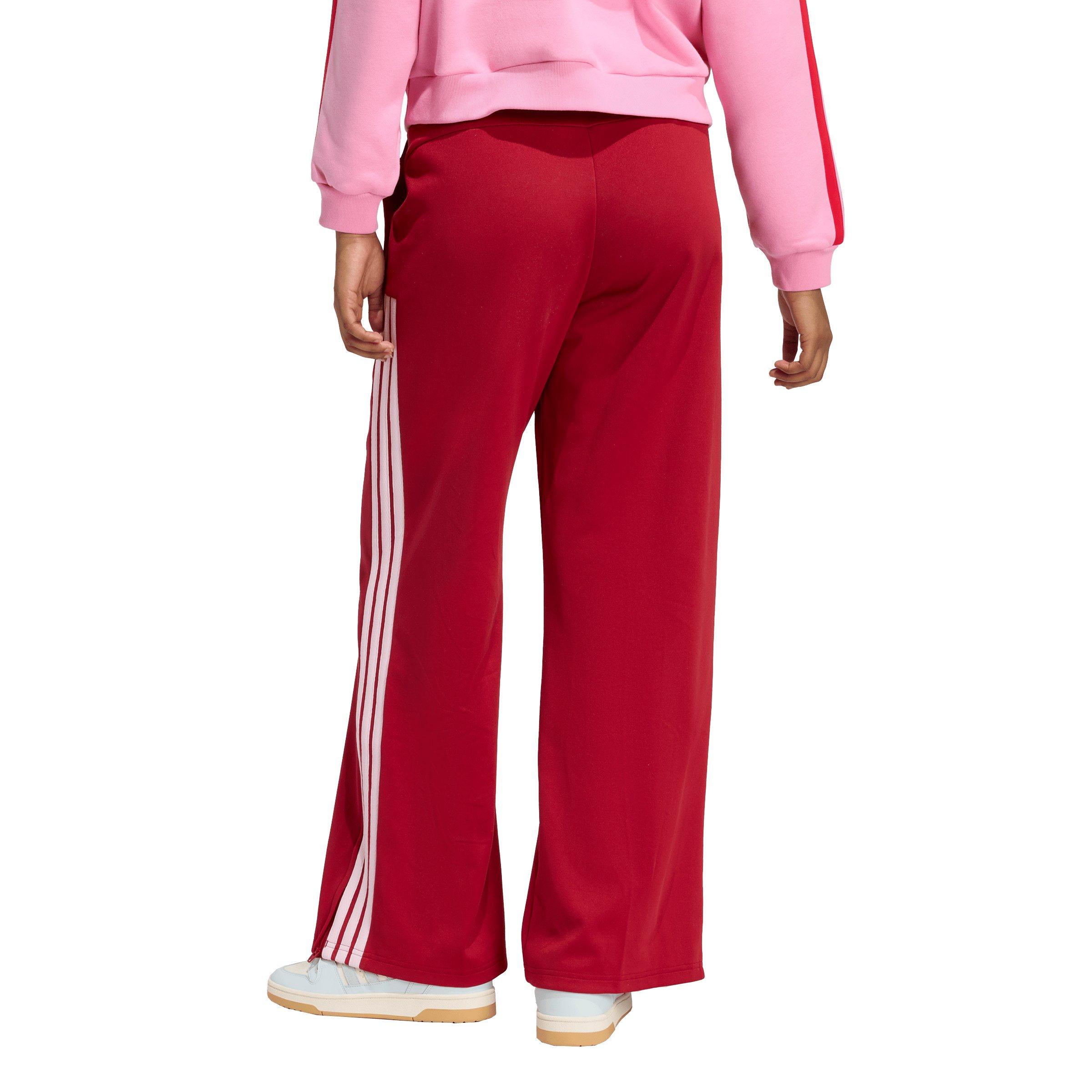 adidas Women's House of Tiro Wide Leg Pants - Maroon - MAROON Thumbnail View 2