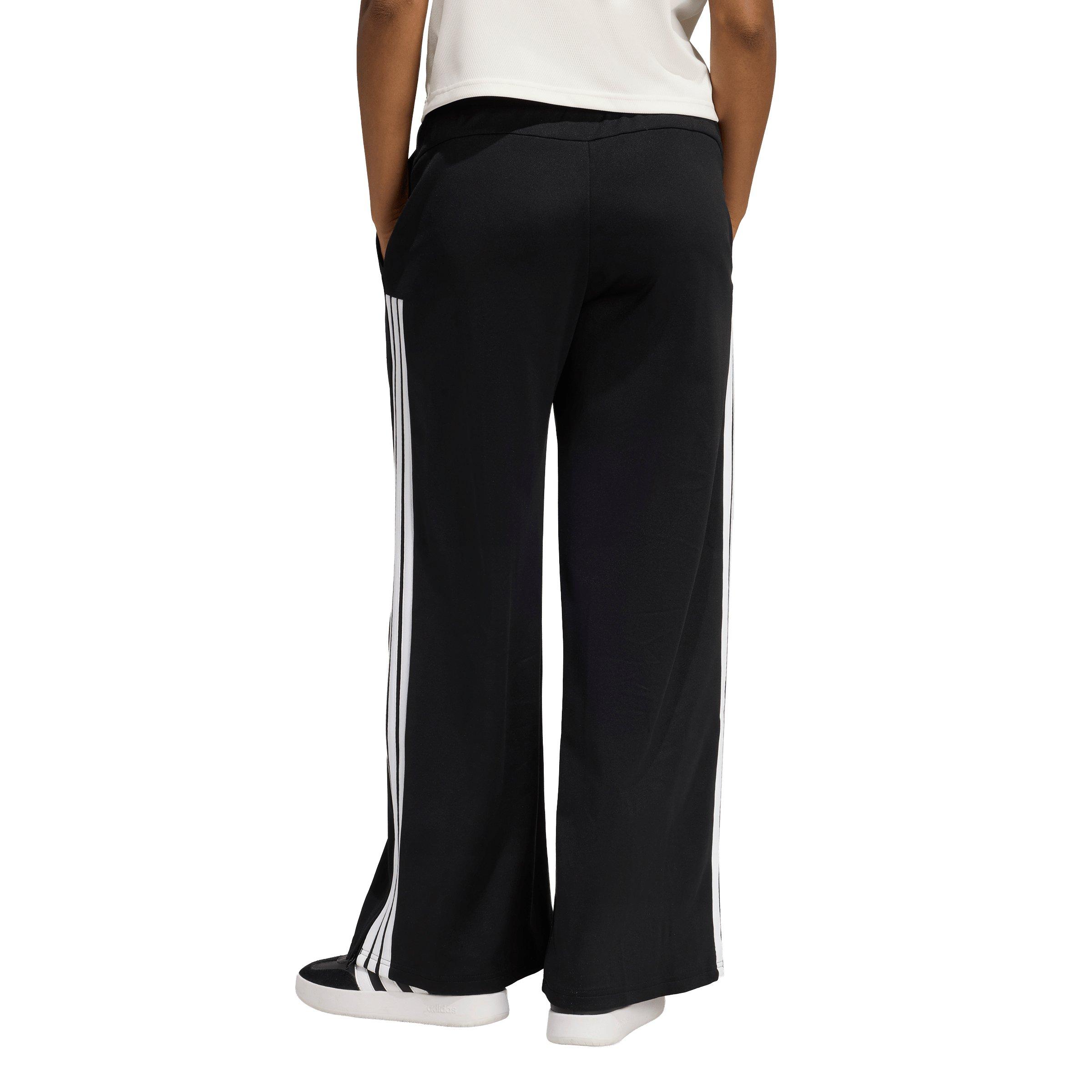 adidas Women's House of Tiro Wide Leg Pants - Black - BLACK Thumbnail View 2