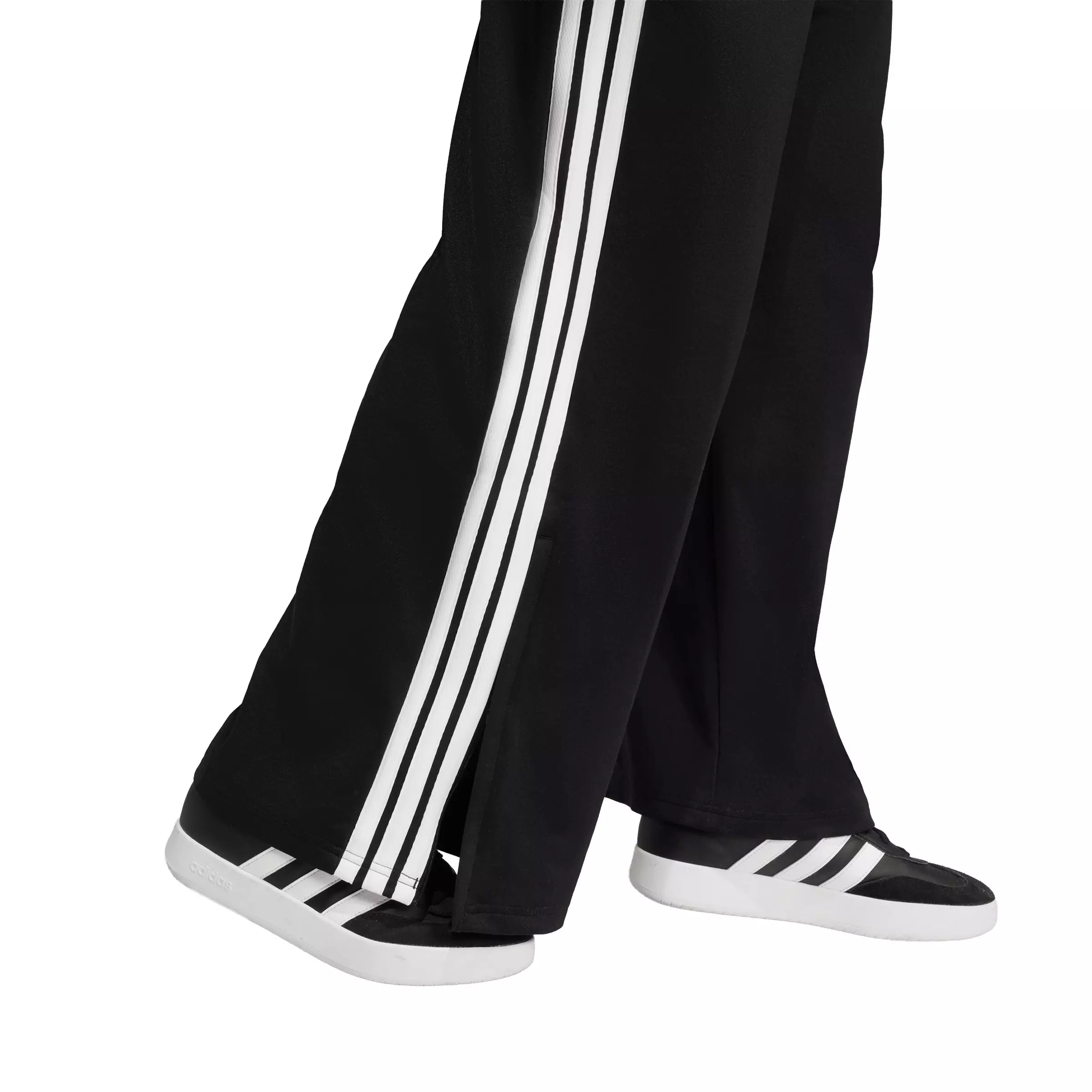 adidas Women's House of Tiro Wide Leg Pants - Black - BLACK