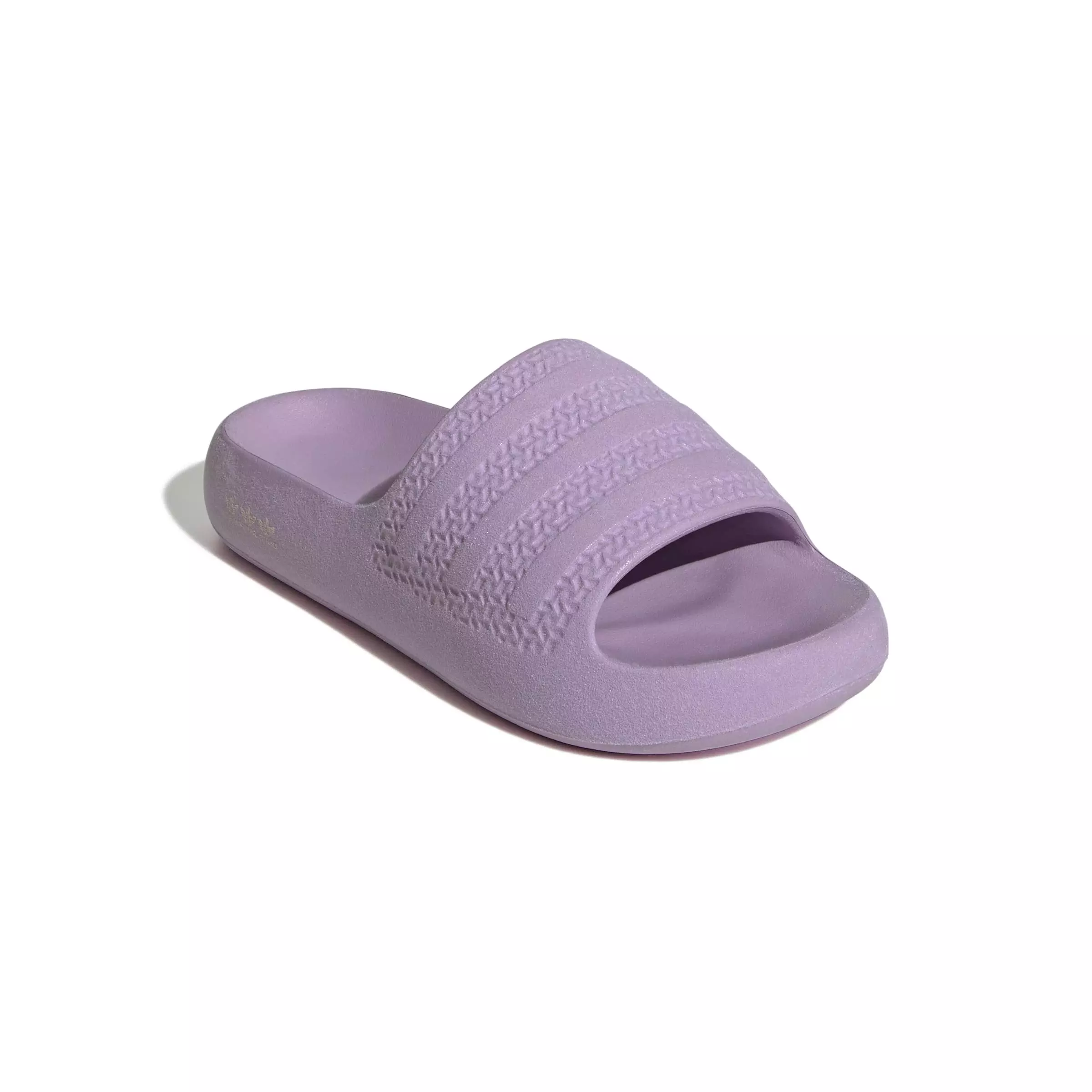 adidas Originals Adilette Ayoon "Powder Plum/Powder Plum/Cream White" Women's Slide - PLUM/PLUM/WHITE
