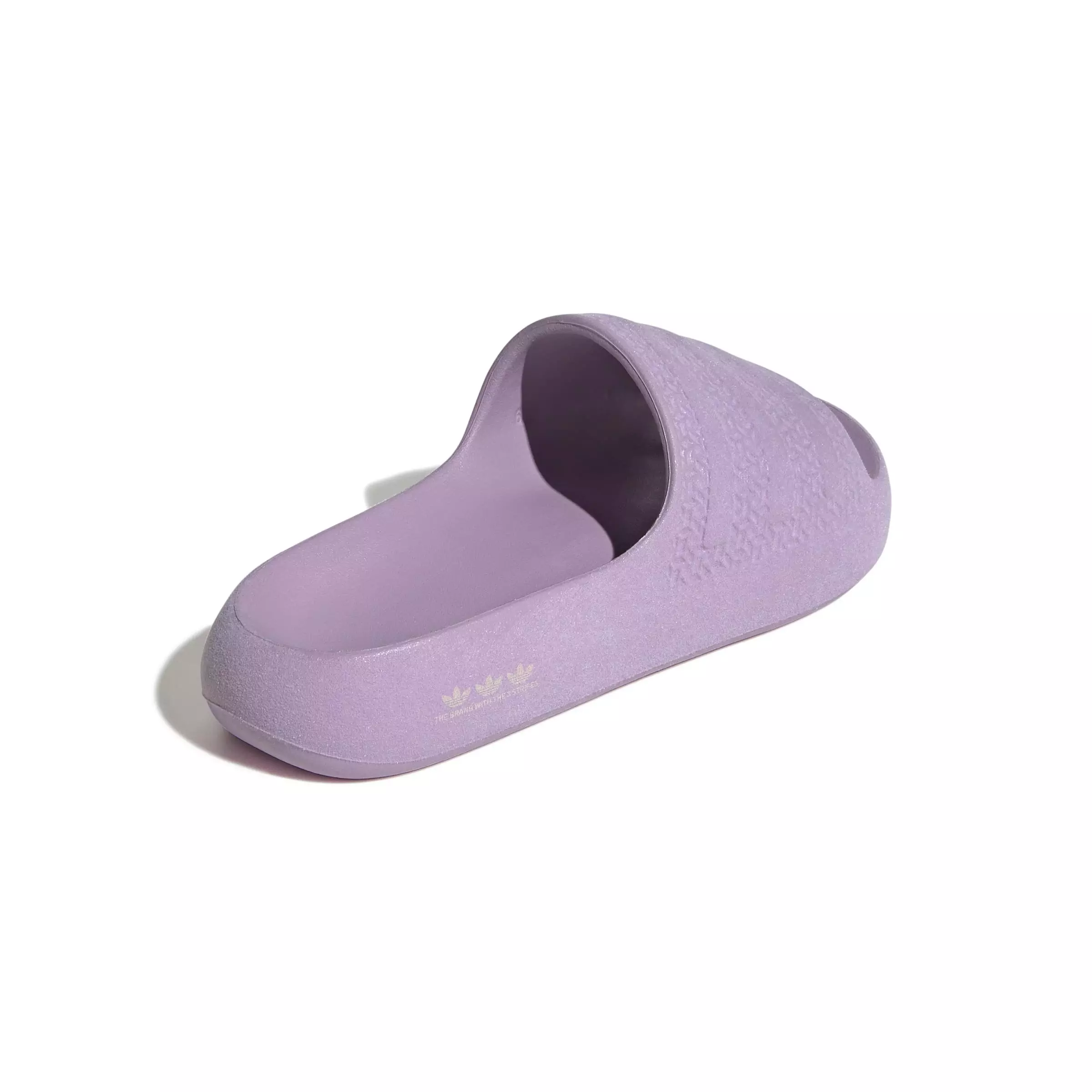 adidas Originals Adilette Ayoon "Powder Plum/Powder Plum/Cream White" Women's Slide - PLUM/PLUM/WHITE