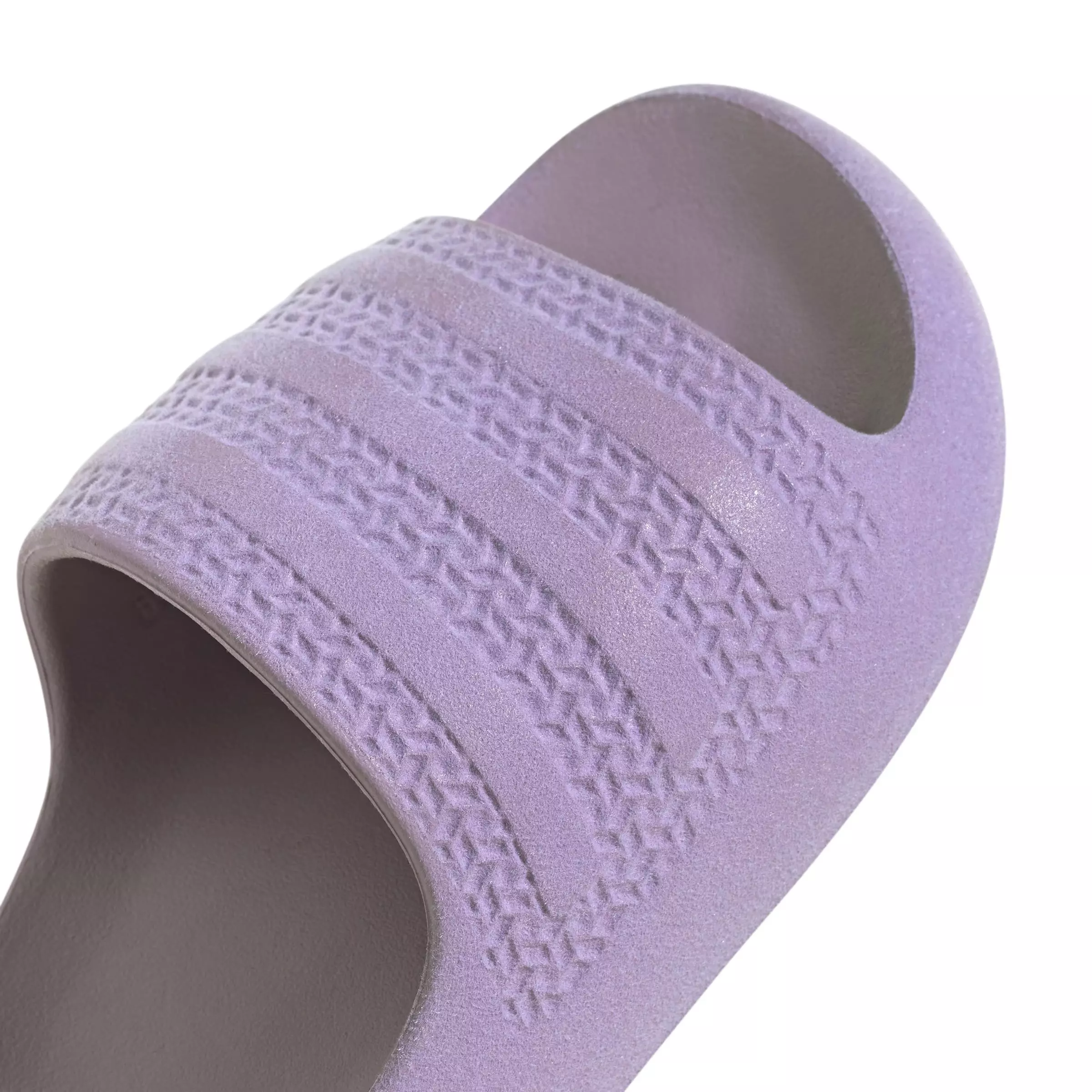 adidas Originals Adilette Ayoon "Powder Plum/Powder Plum/Cream White" Women's Slide - PLUM/PLUM/WHITE