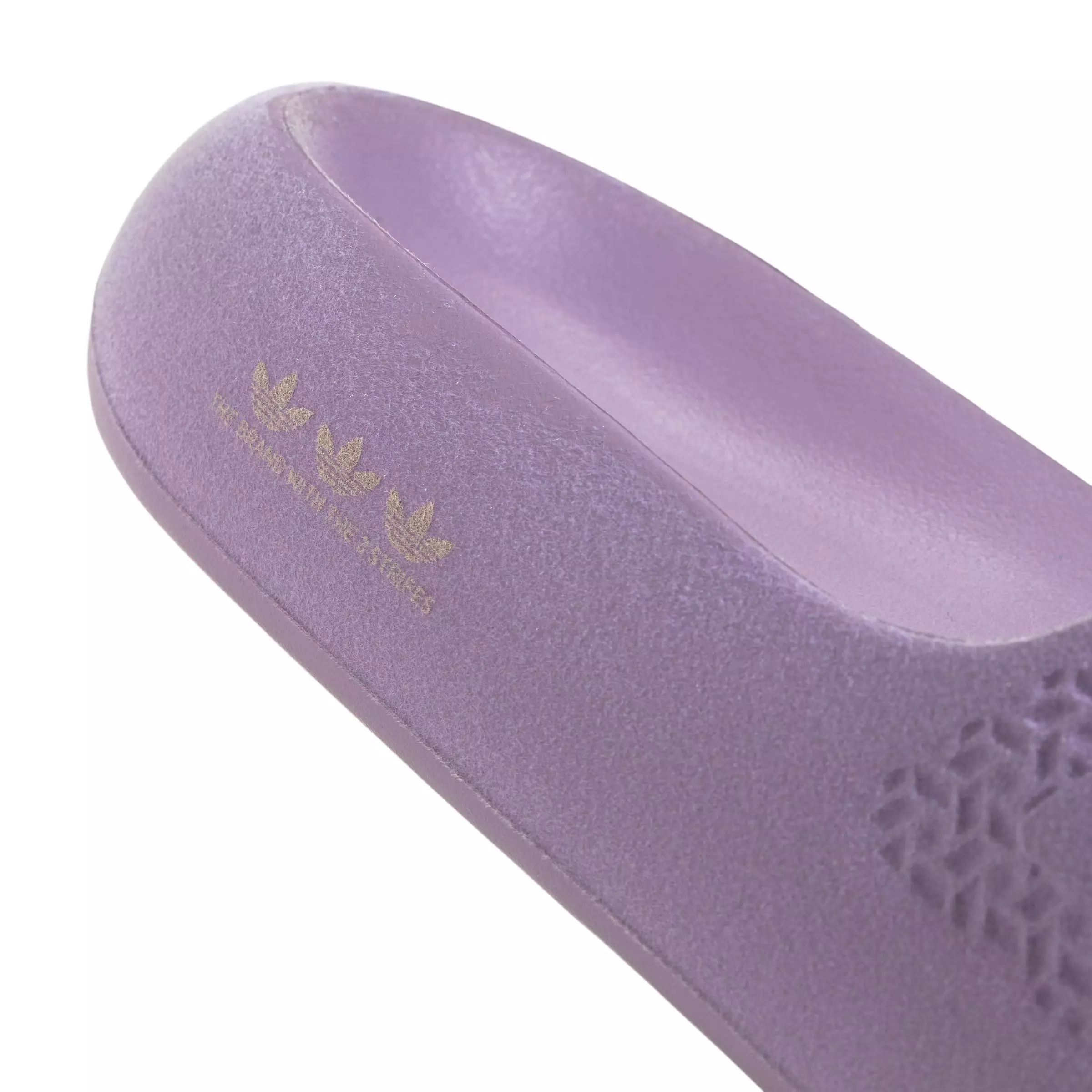 adidas Originals Adilette Ayoon "Powder Plum/Powder Plum/Cream White" Women's Slide - PLUM/PLUM/WHITE