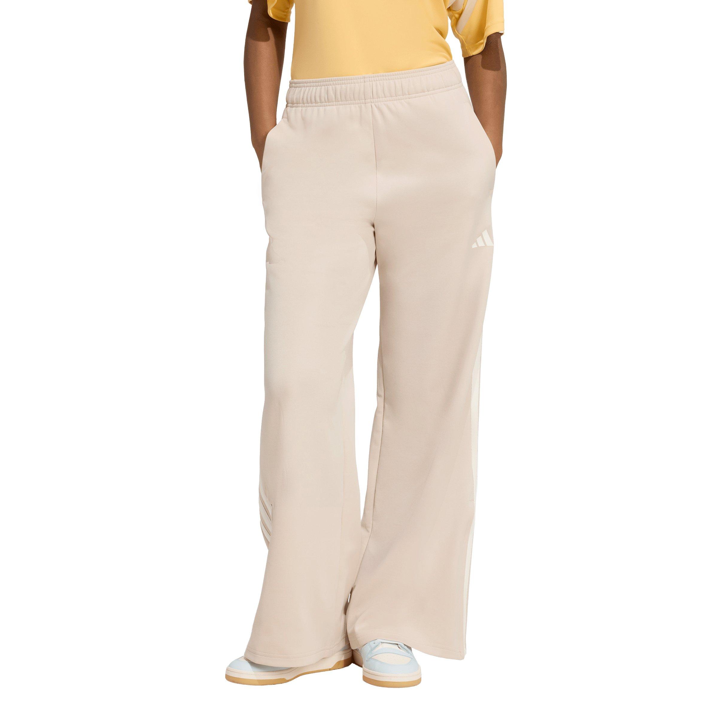 adidas Women's House of Tiro Wide Leg Pants - Beige - BEIGE Thumbnail View 1