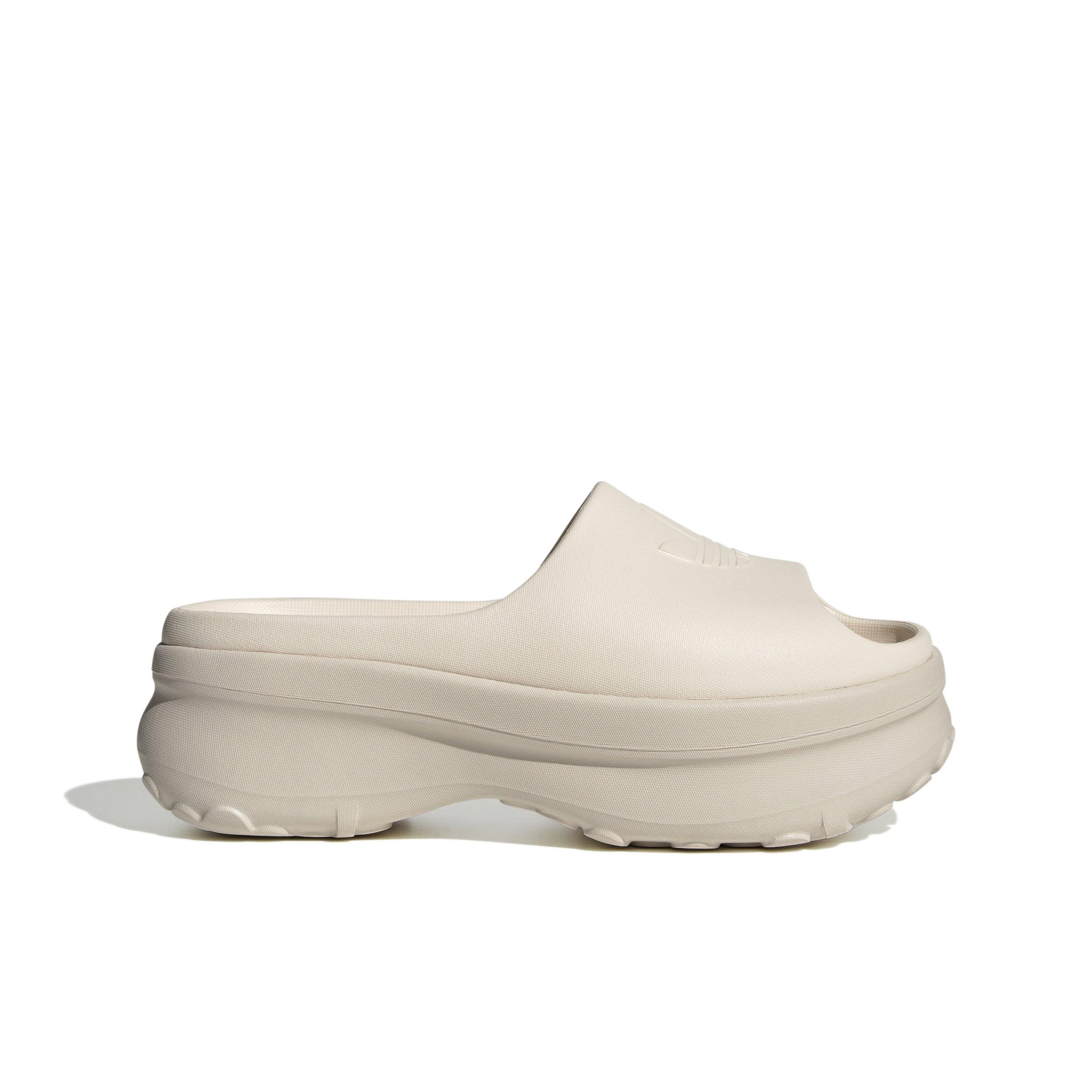 adidas Originals Adifom Stan Smith "Wonder White/Wonder White/Alumina" Women's Slide - WHITE/WHITE/ALUMINA Thumbnail View 1