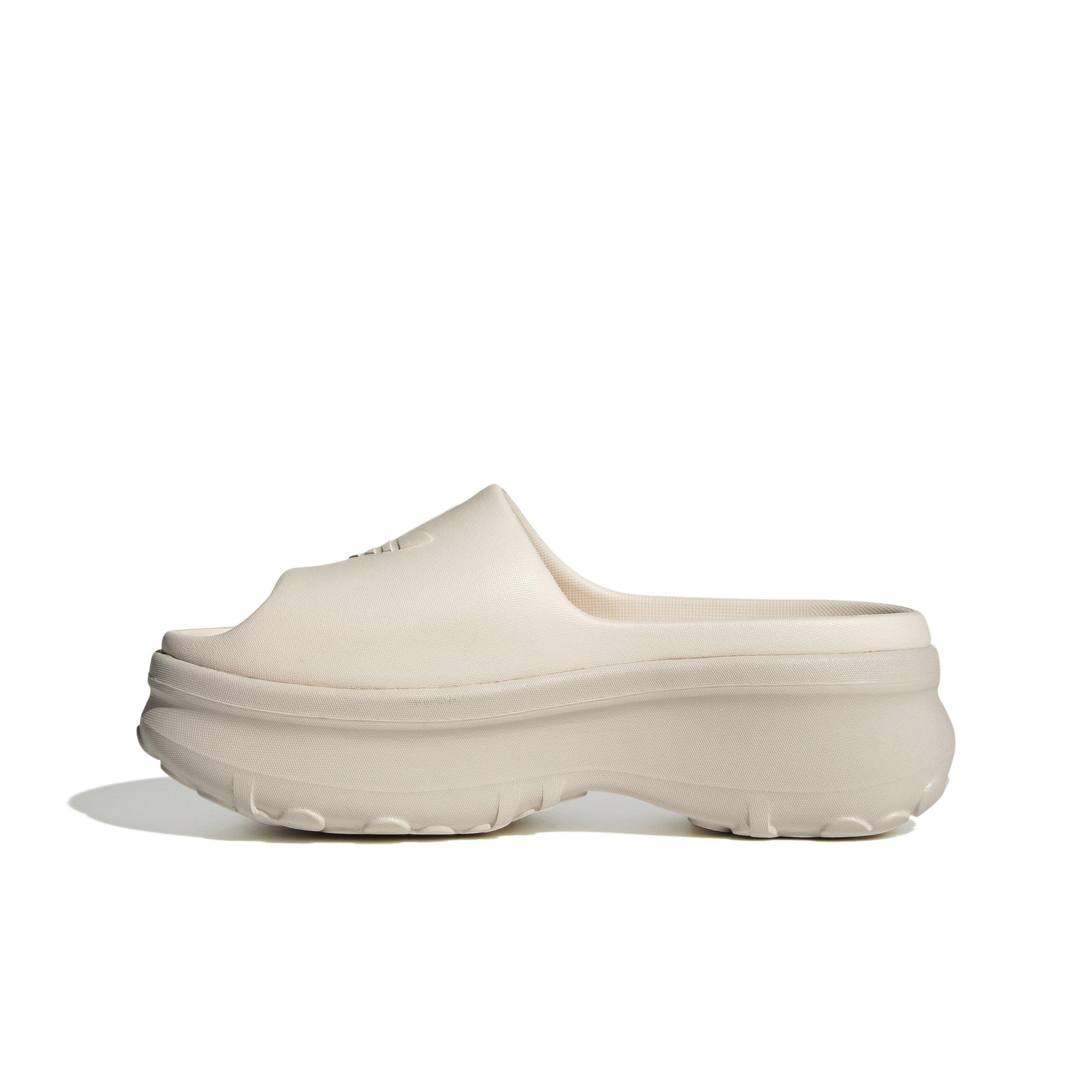 adidas Originals Adifom Stan Smith "Wonder White/Wonder White/Alumina" Women's Slide - WHITE/WHITE/ALUMINA Thumbnail View 2