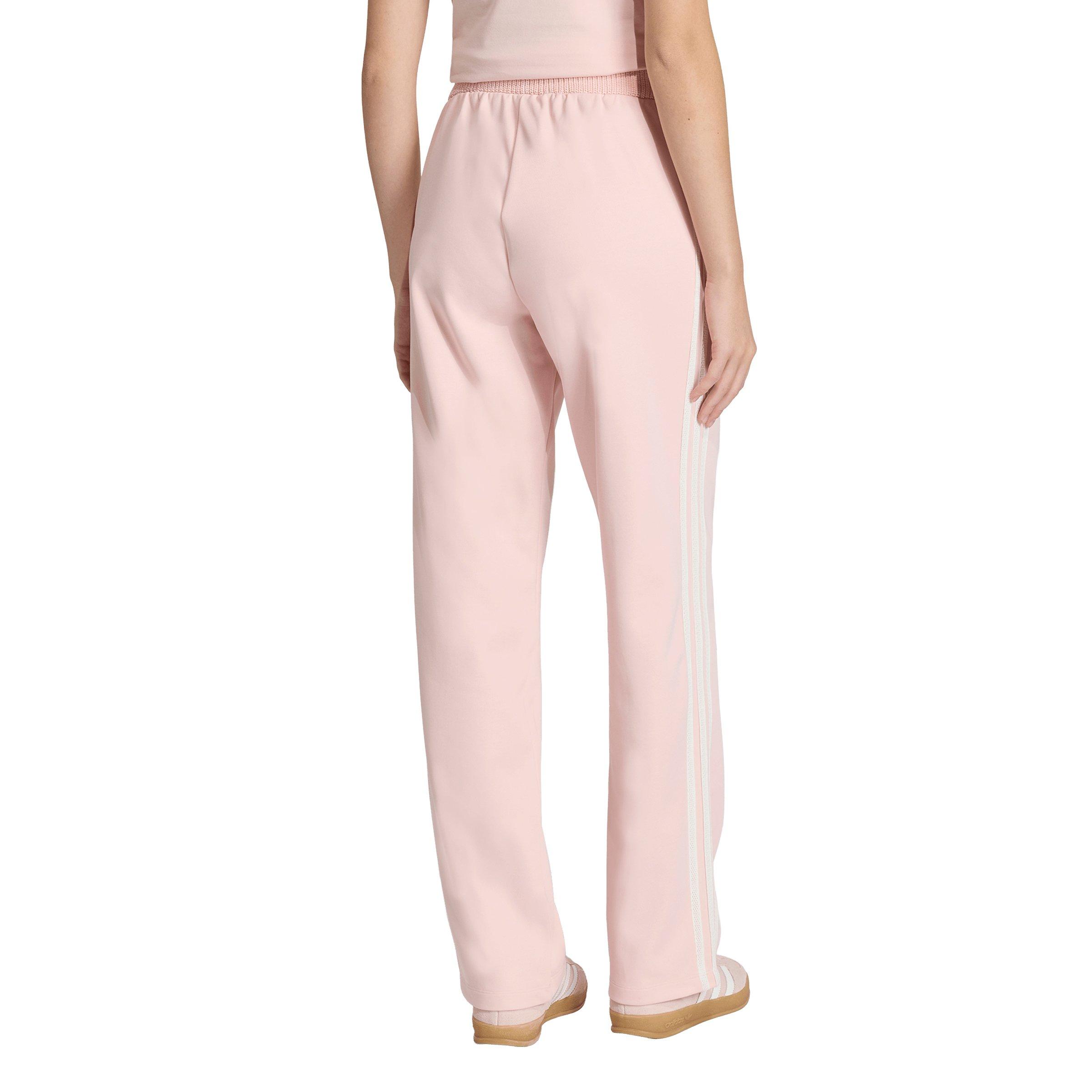 adidas Originals Women's Firebird Knitted Crochet Detail Track Pants - Pink - PINK Thumbnail View 2