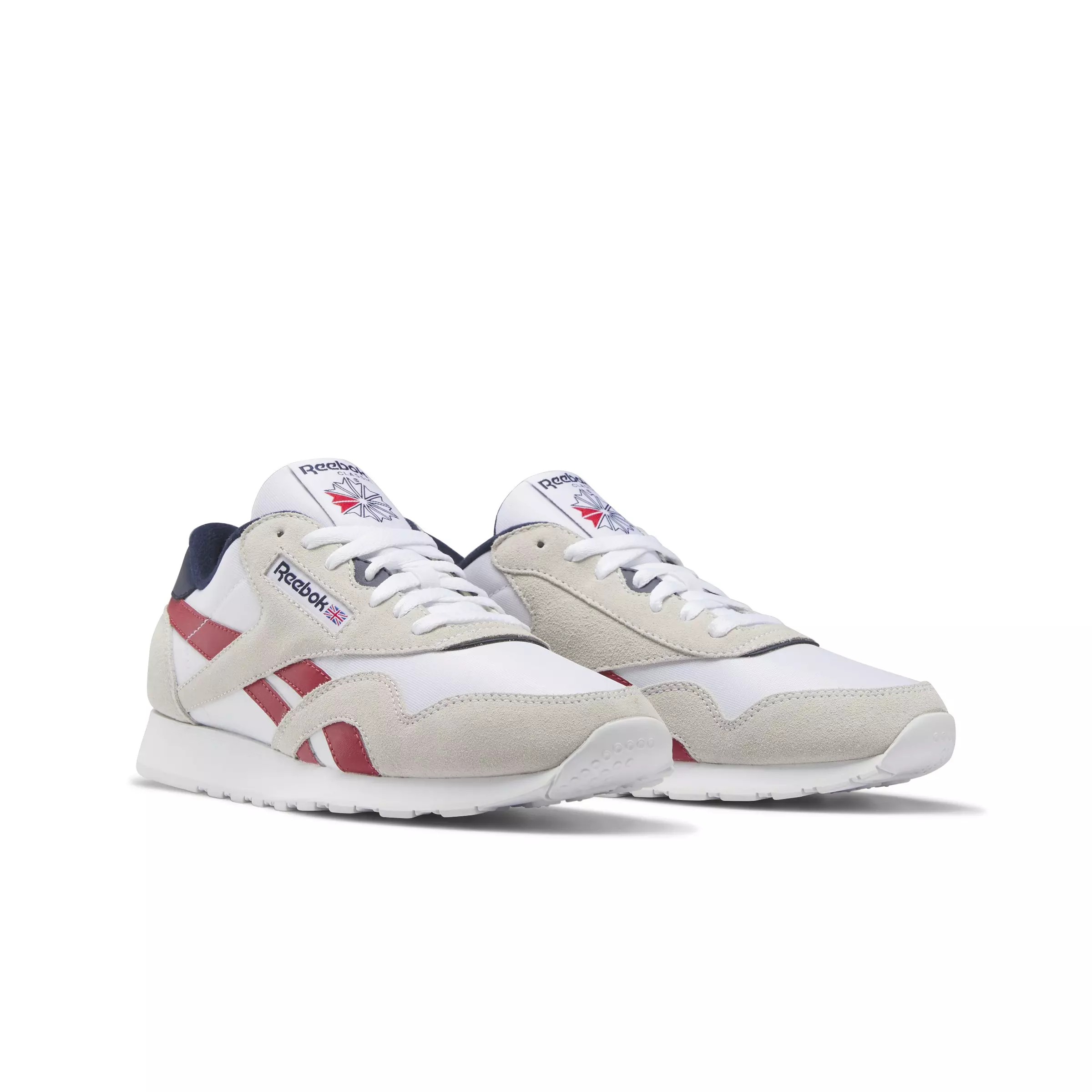 Reebok Classic Nylon "Ftwr White/Chalk/Red" Men's Shoe - WHITE/RED