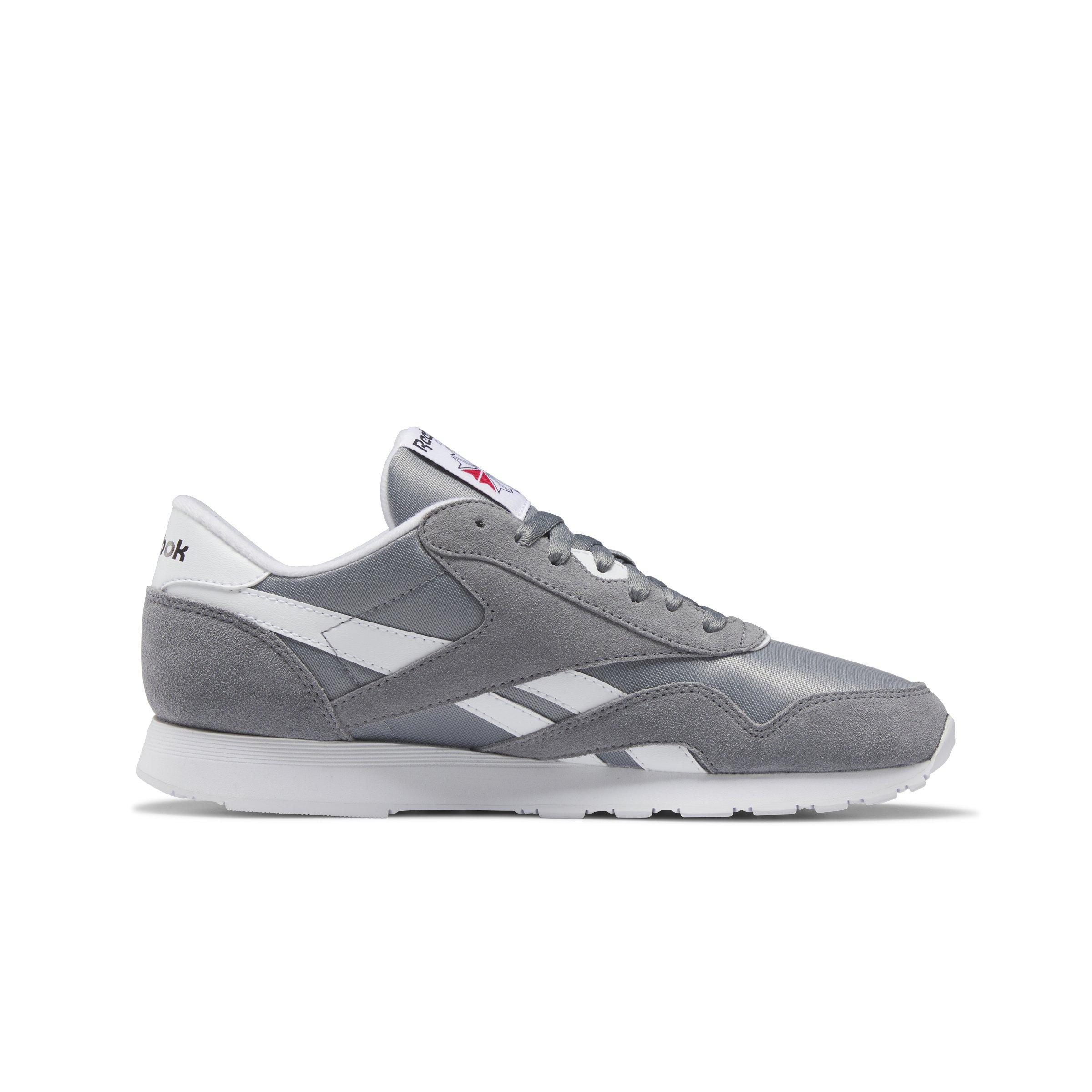 Reebok Classic Nylon "Pure Grey/Ftwr White" Men's Shoe - GREY/WHITE Thumbnail View 2