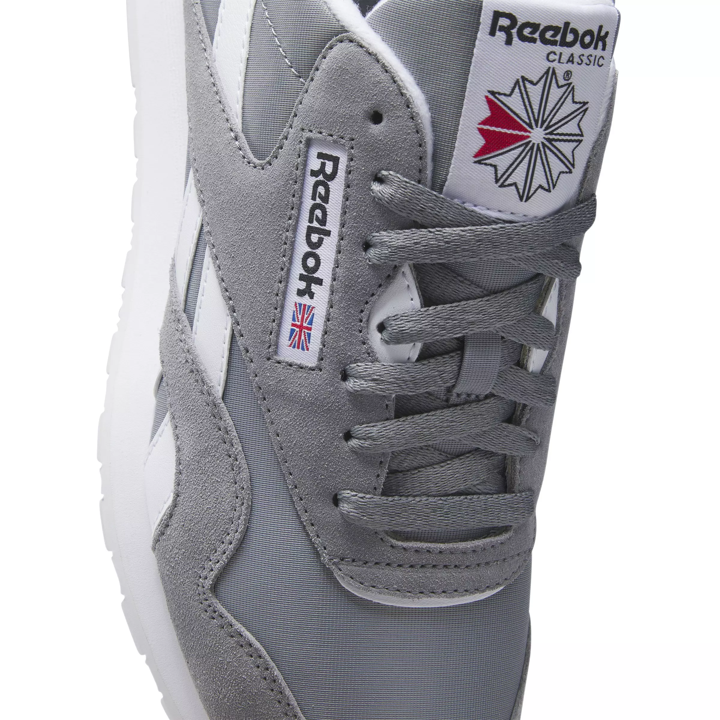 Reebok Classic Nylon "Pure Grey/Ftwr White" Men's Shoe - GREY/WHITE