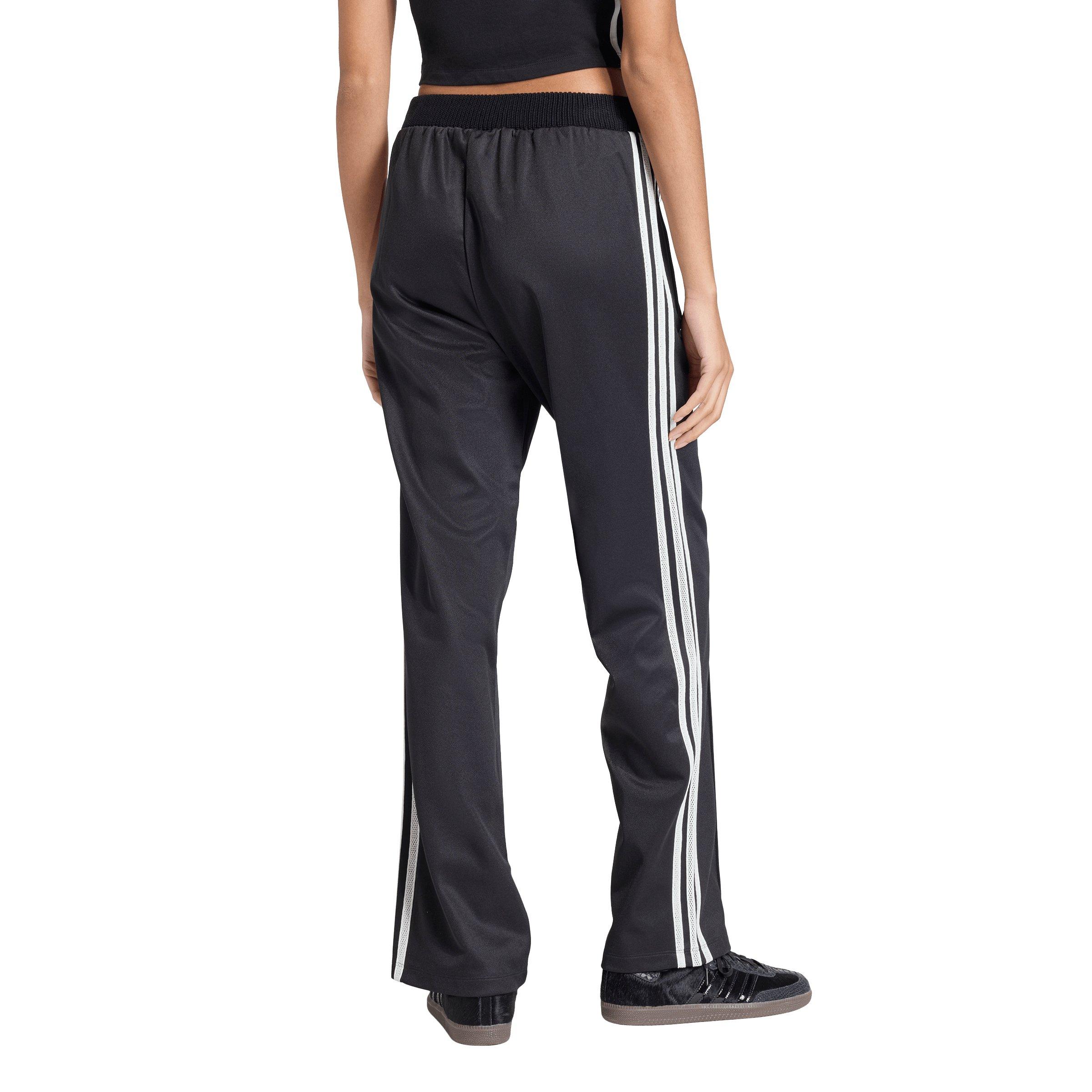 adidas Originals Women's Firebird Knitted Crochet Detail Track Pants - Black - BLACK Thumbnail View 2