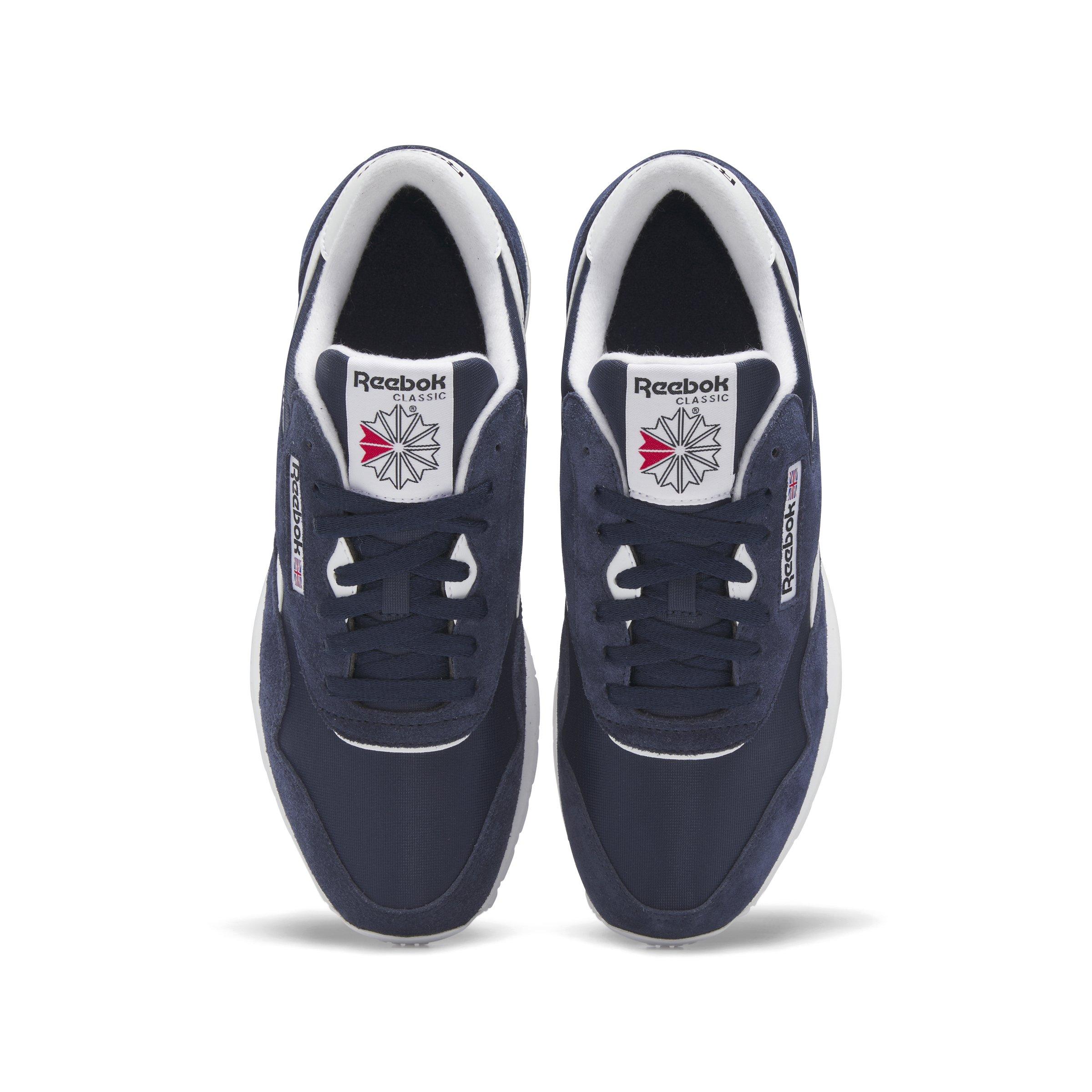 Reebok Classic Nylon "Navy/Ftwr White" Men's Shoe - NAVY/WHITE Thumbnail View 5