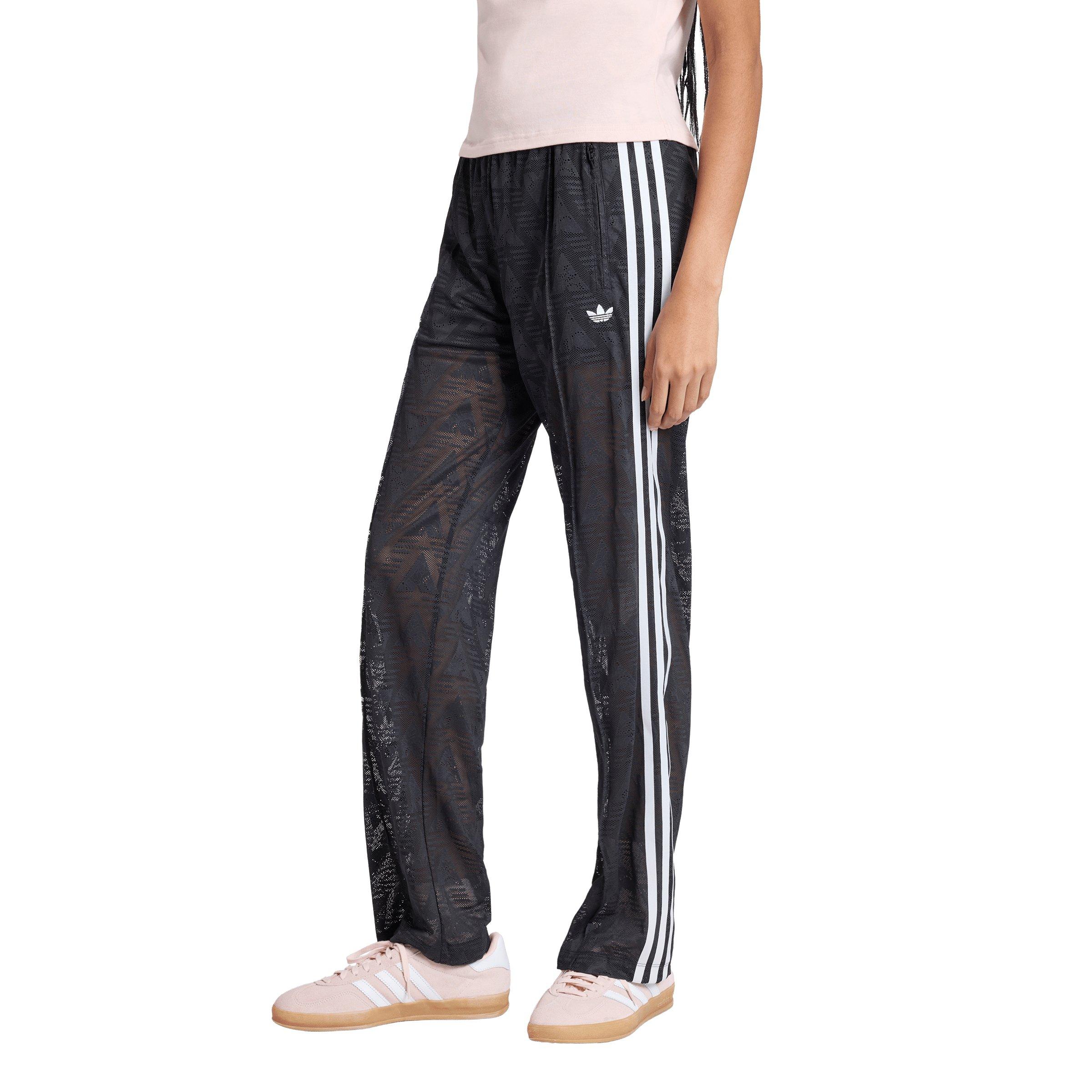 adidas Originals Women's Firebird Classic Lace Track Pants - Black - BLACK Thumbnail View 1