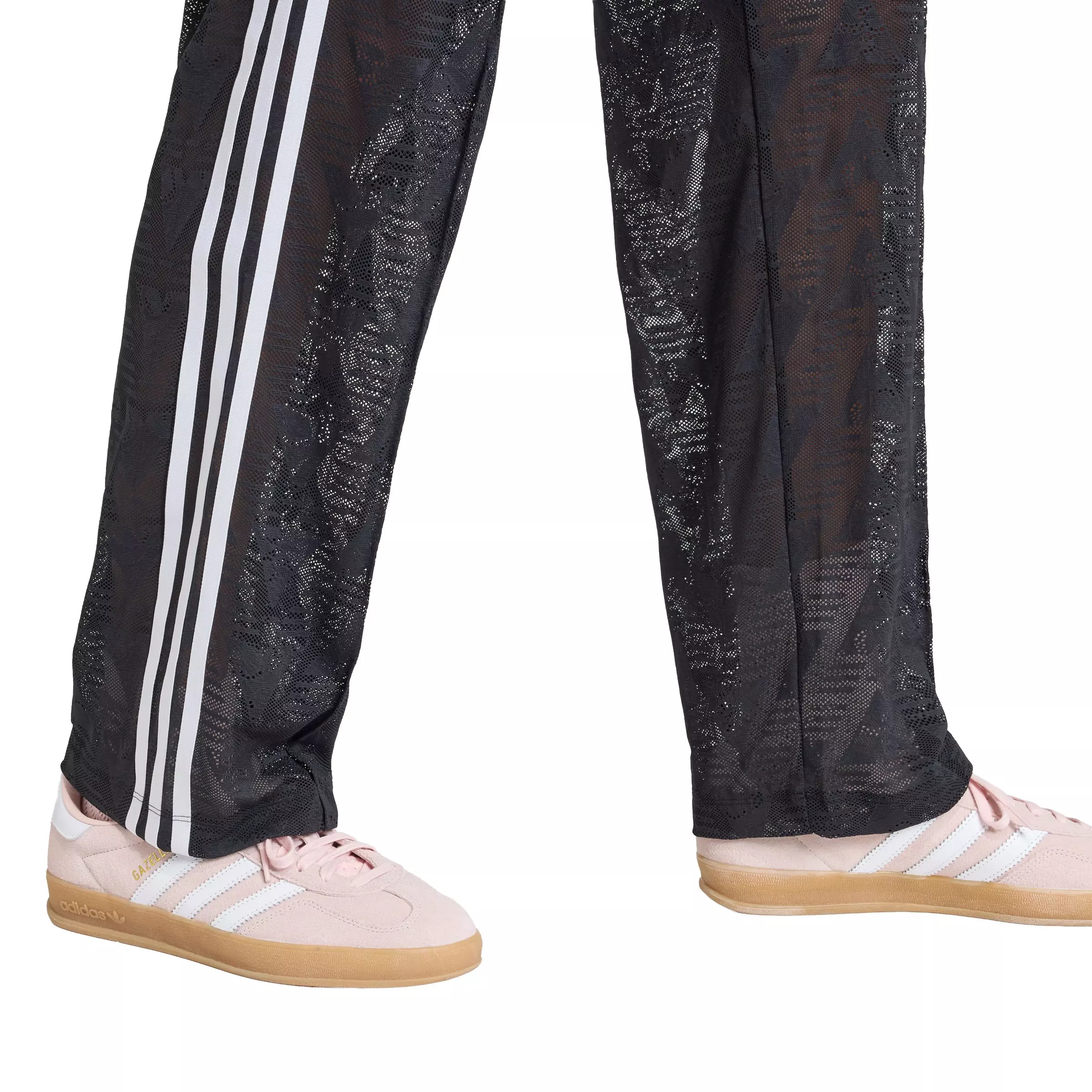 adidas Originals Women's Firebird Classic Lace Track Pants - Black - BLACK