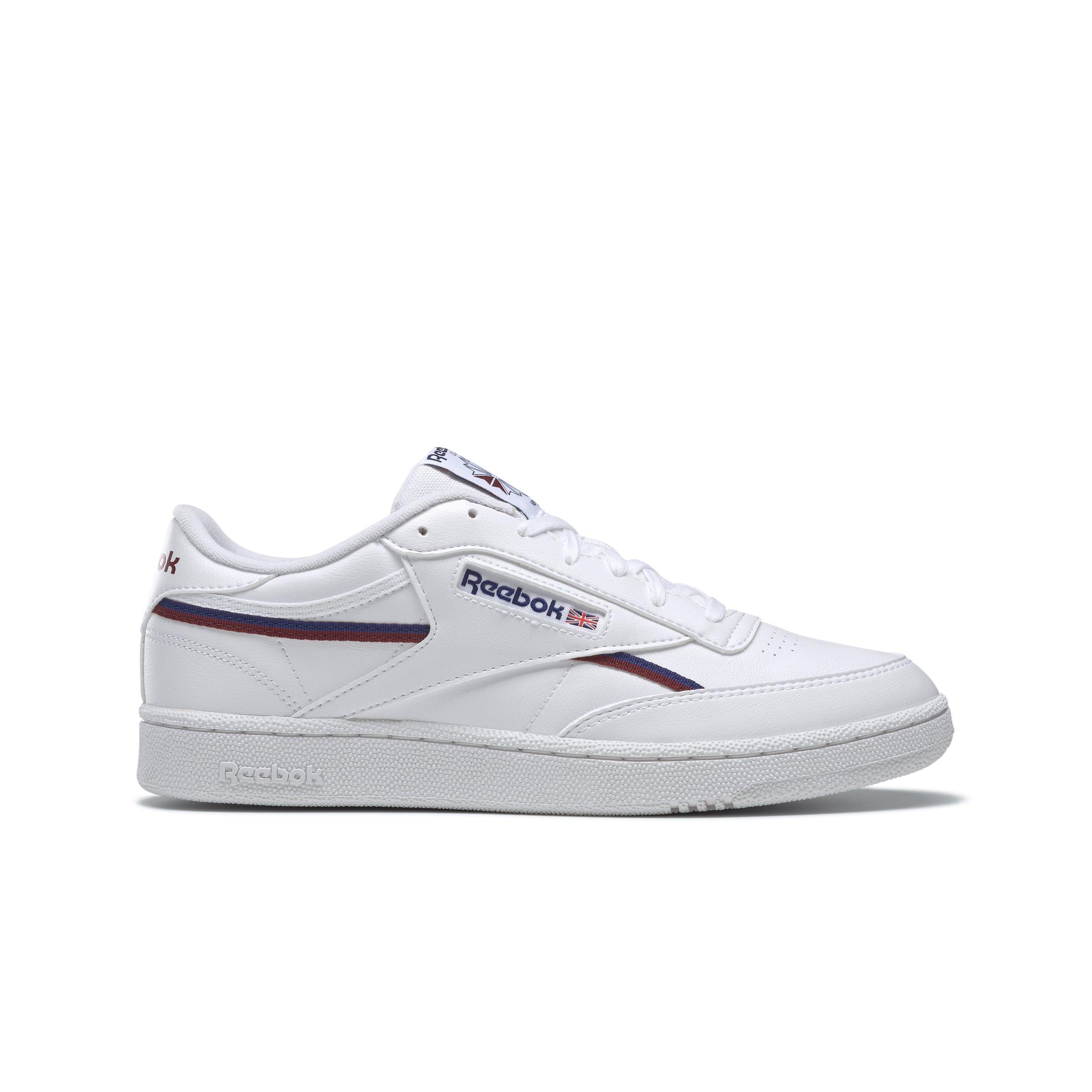 Reebok Club C 85 Ftwr White Blue Men s Shoe Hibbett