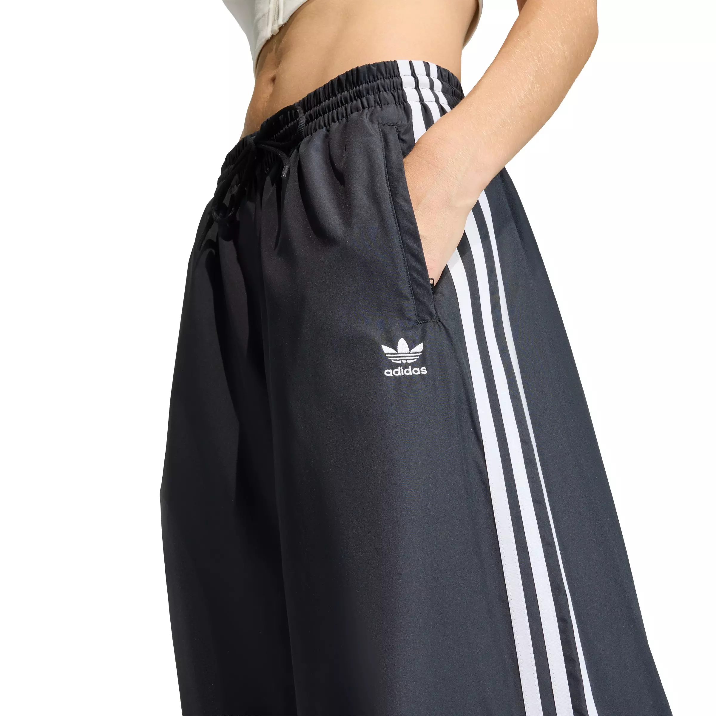 adidas Originals Women's Firebird Adilenium Track Pants - Black - BLACK