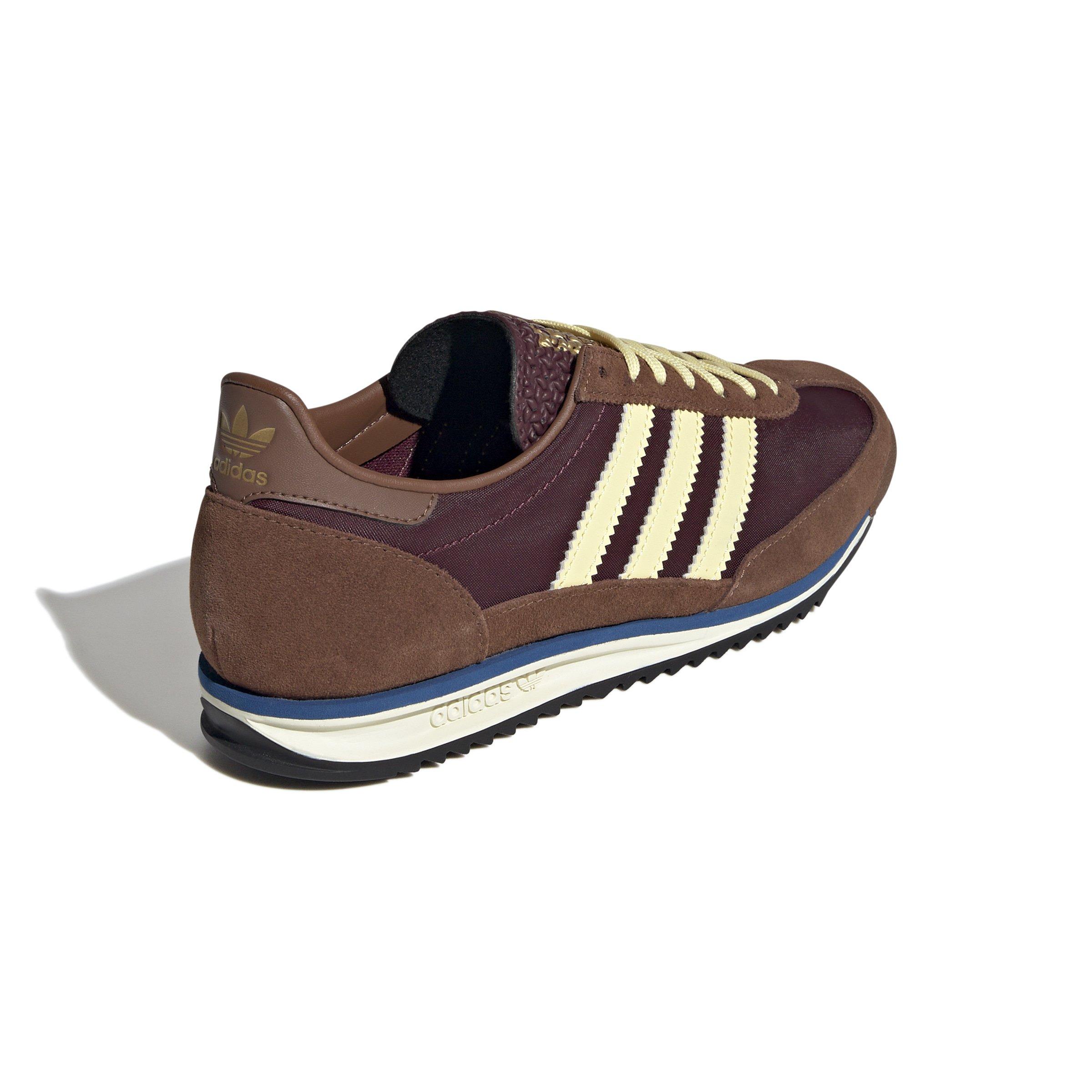 adidas Originals SL 72 OG "Maroon/Almost Yellow/Preloved Brown" Women's Shoe - MAROON/YELLOW/BROWN Thumbnail View 4